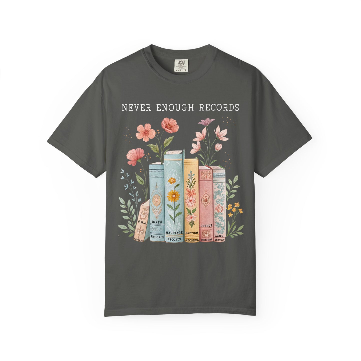 Never Enough Records Genealogy T-Shirt