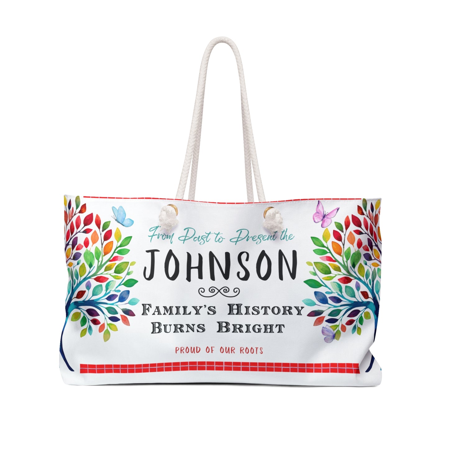 Personalized Family Reunion Weekender Bag