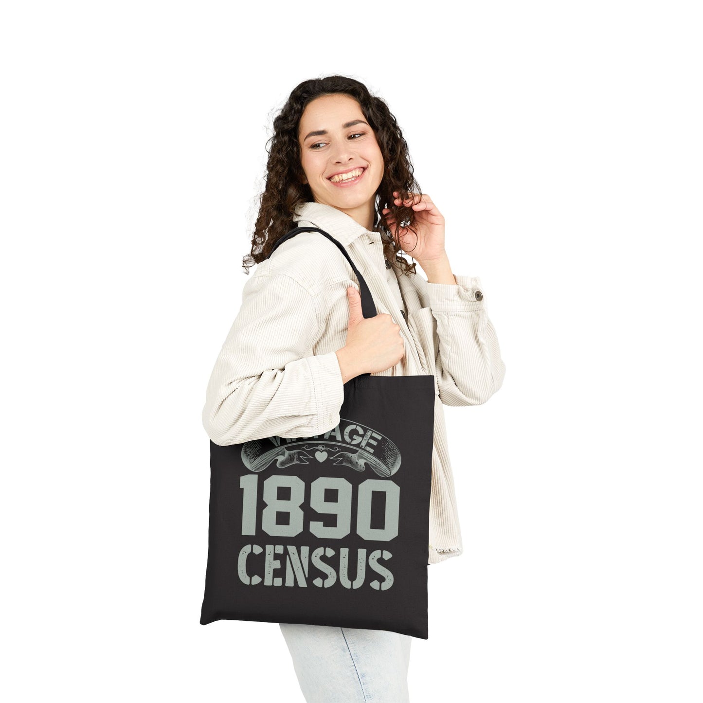 Vintage 1890 Census Tote Bag
