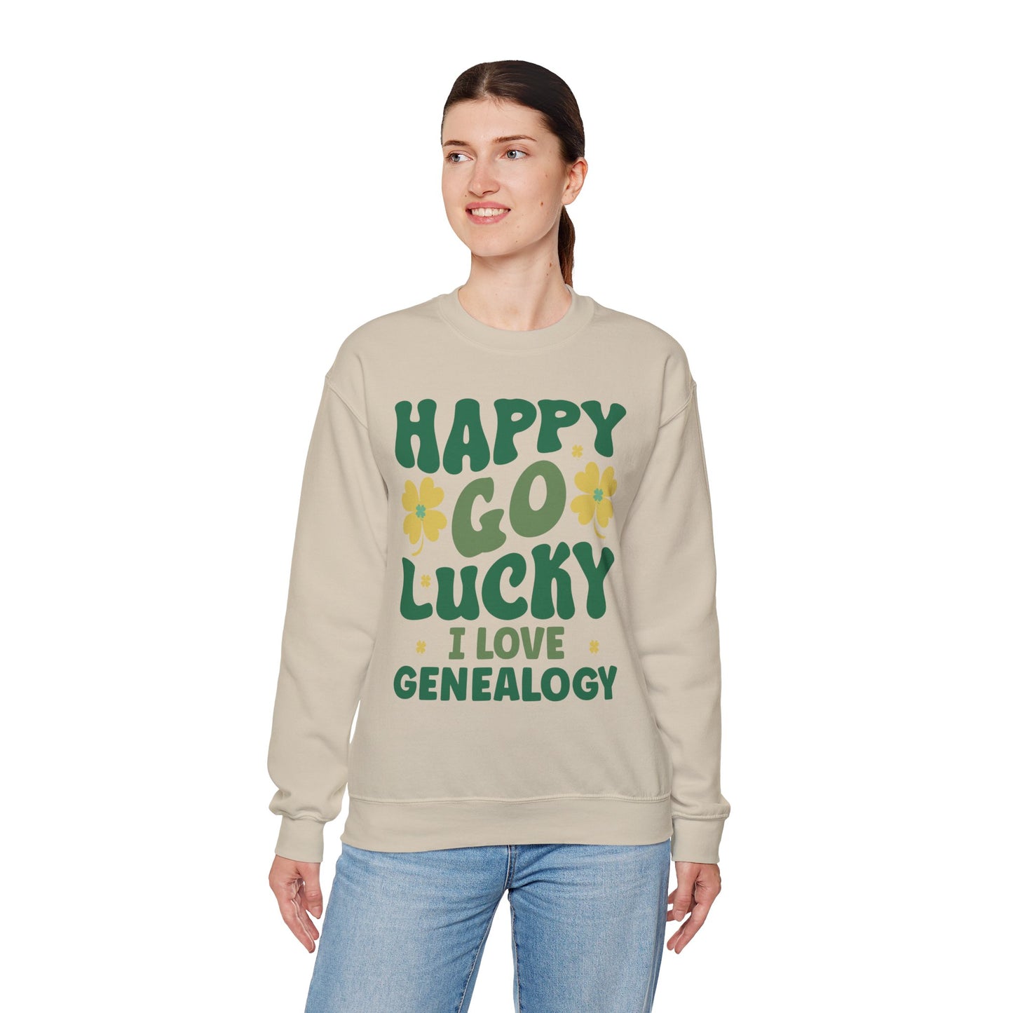 Happy Go Lucky Genealogy Sweatshirt