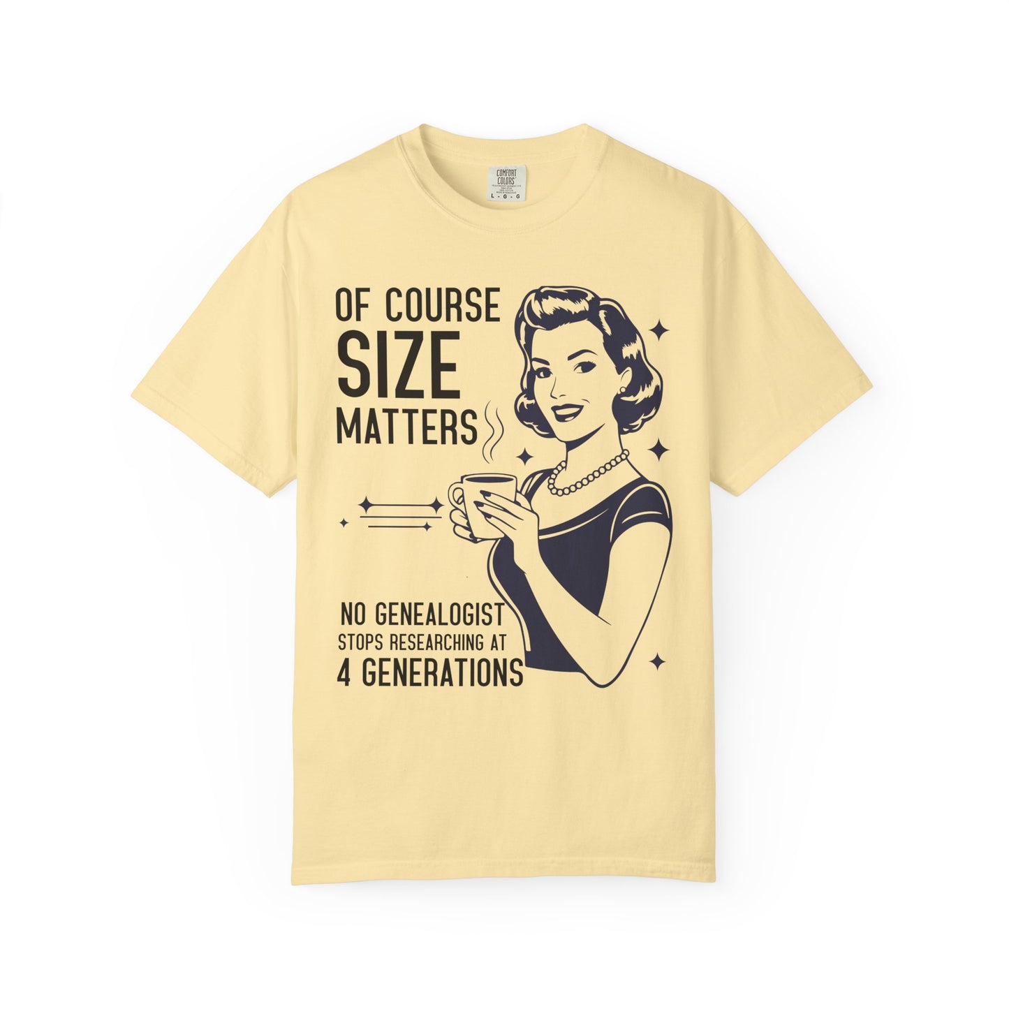 Size Matters Funny Genealogy T-Shirt