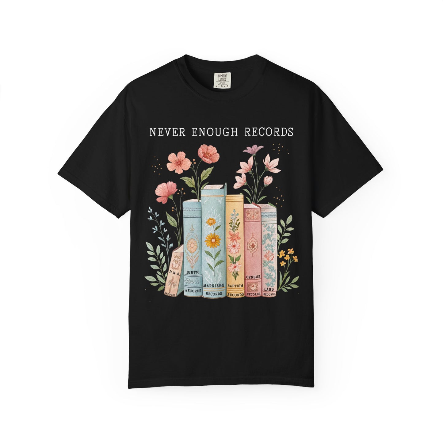 Never Enough Records Genealogy T-Shirt