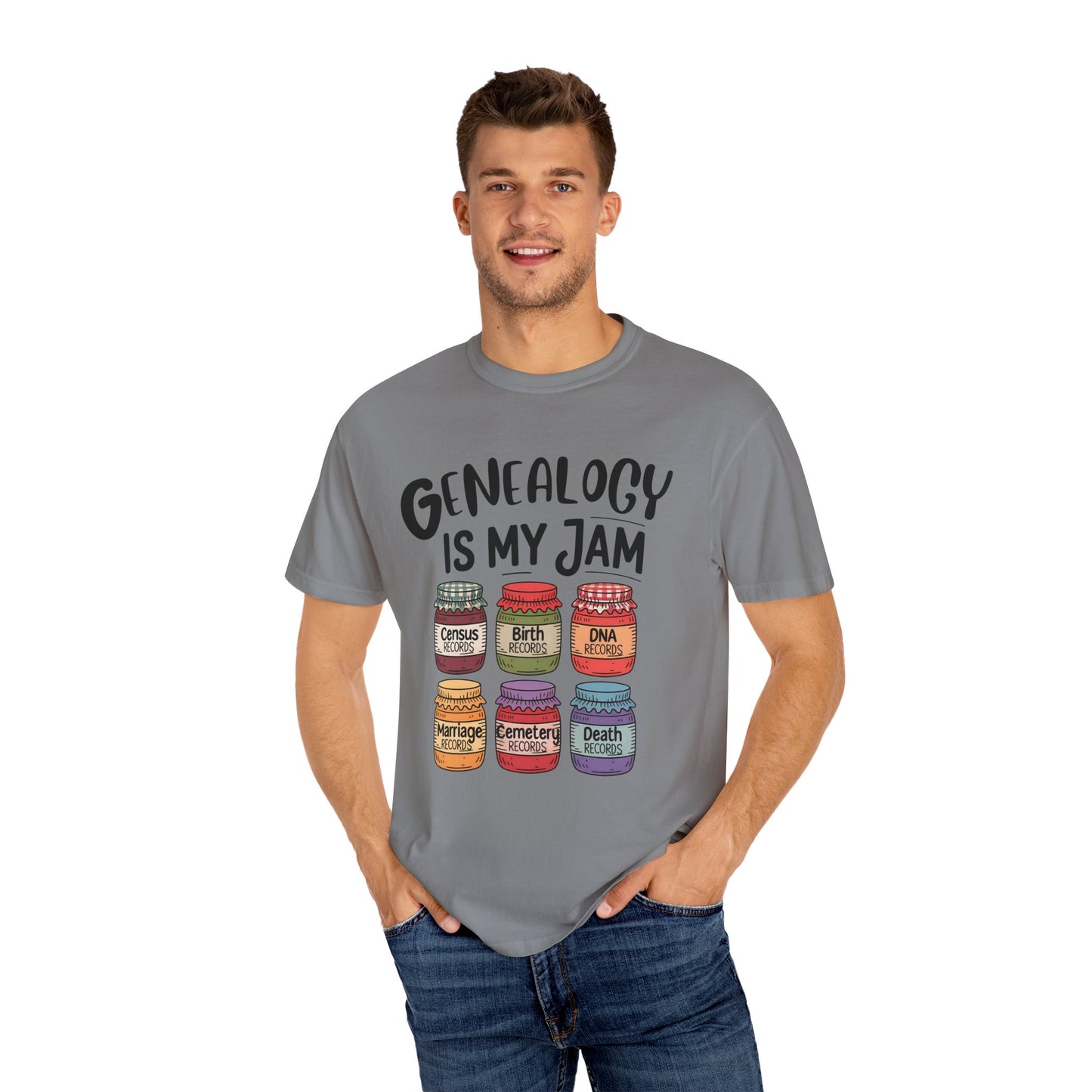 Genealogy is My Jam Family History Tee