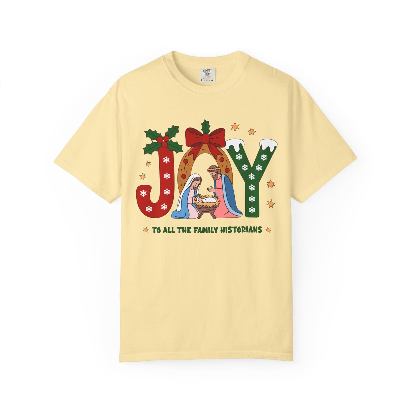 Joy to All the Family Historians Christmas T-Shirt