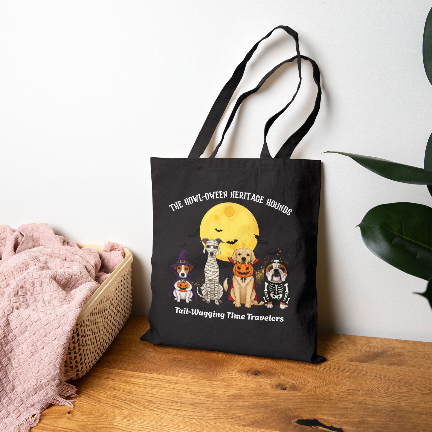 Howl-Oween Heritage Hounds Tote Bag