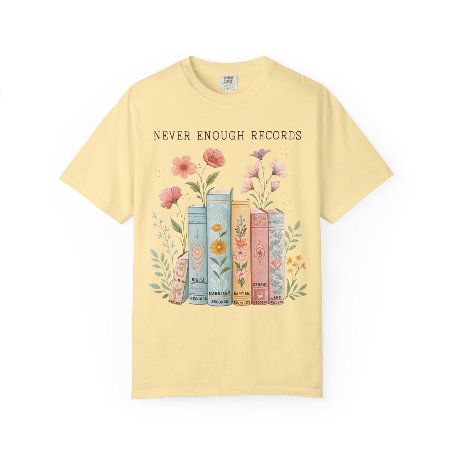 Never Enough Records Genealogy T-Shirt