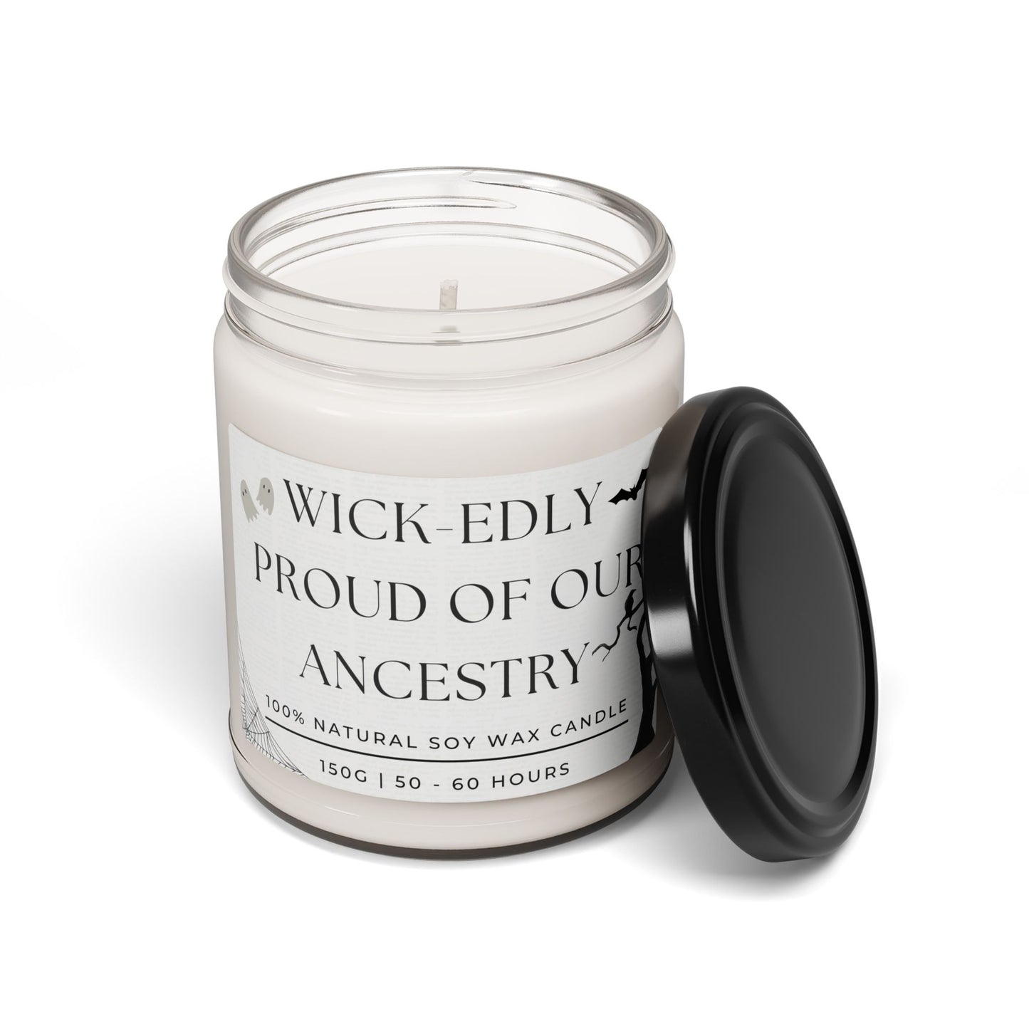 Wickedly Proud of our Ancestry Halloween Candle