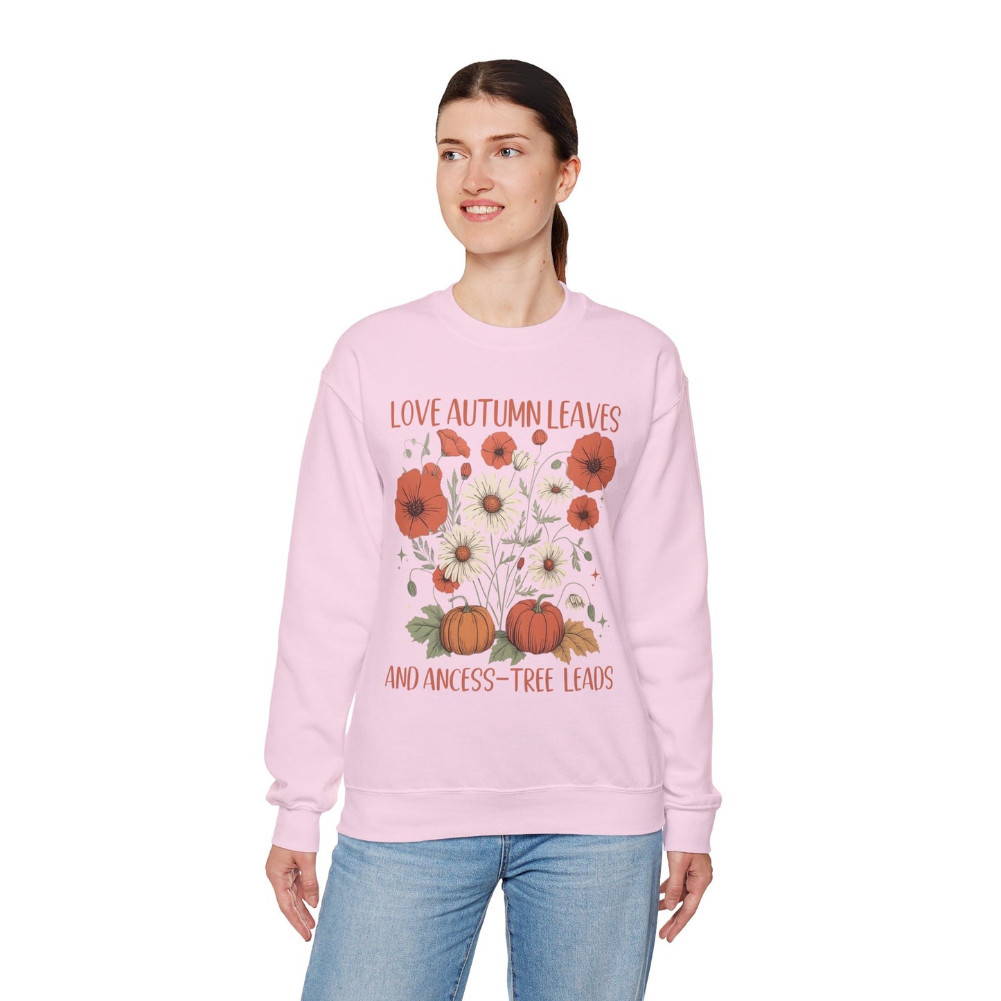Love Autumn Leaves and Ancess-Tree Leads Sweatshirt