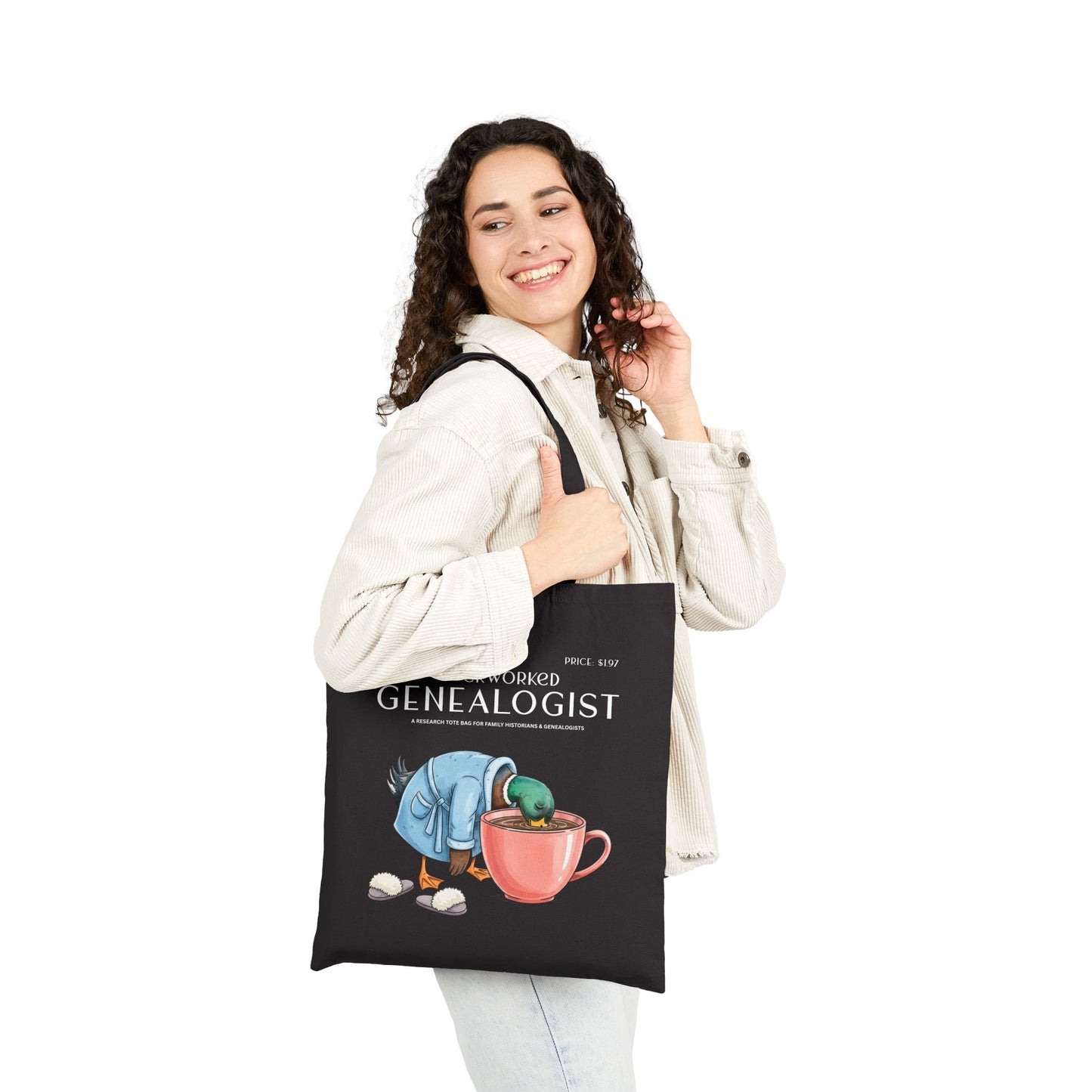 The Overworked Genealogist Tote Bag