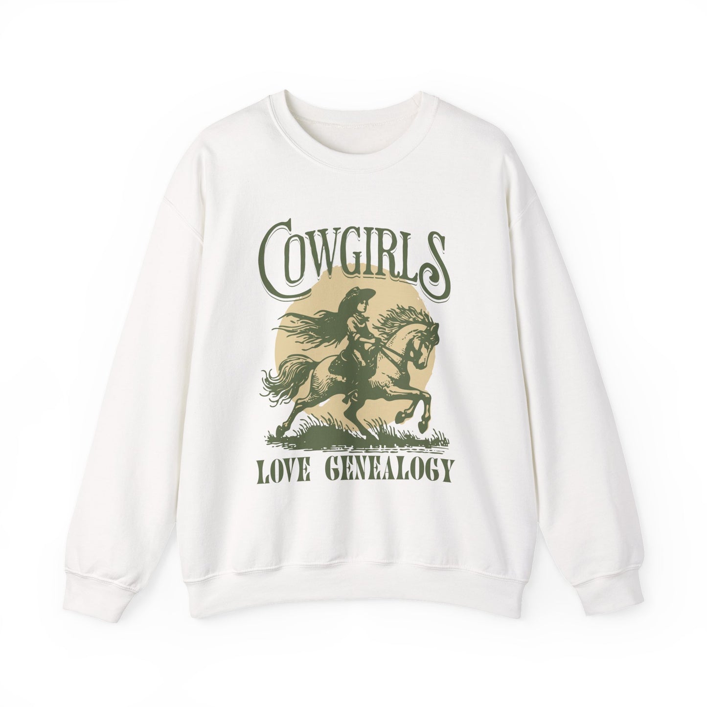 Cowgirls Love Genealogy Sweatshirt