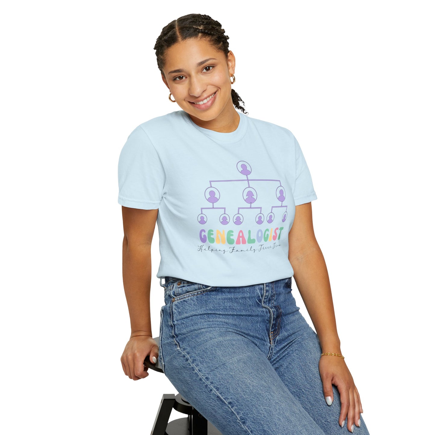 Genealogist Helping Family Trees Grow T-Shirt