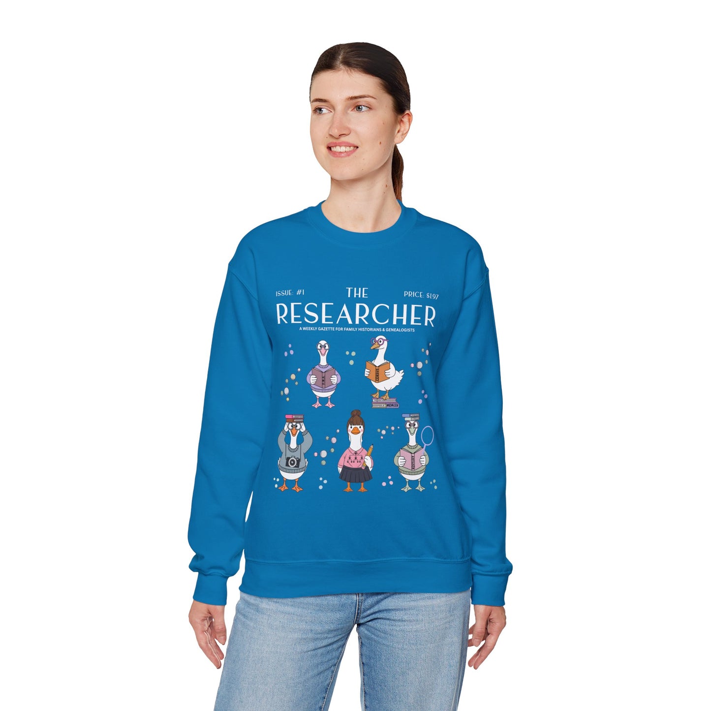 Researcher Goose Genealogy Sweatshirt