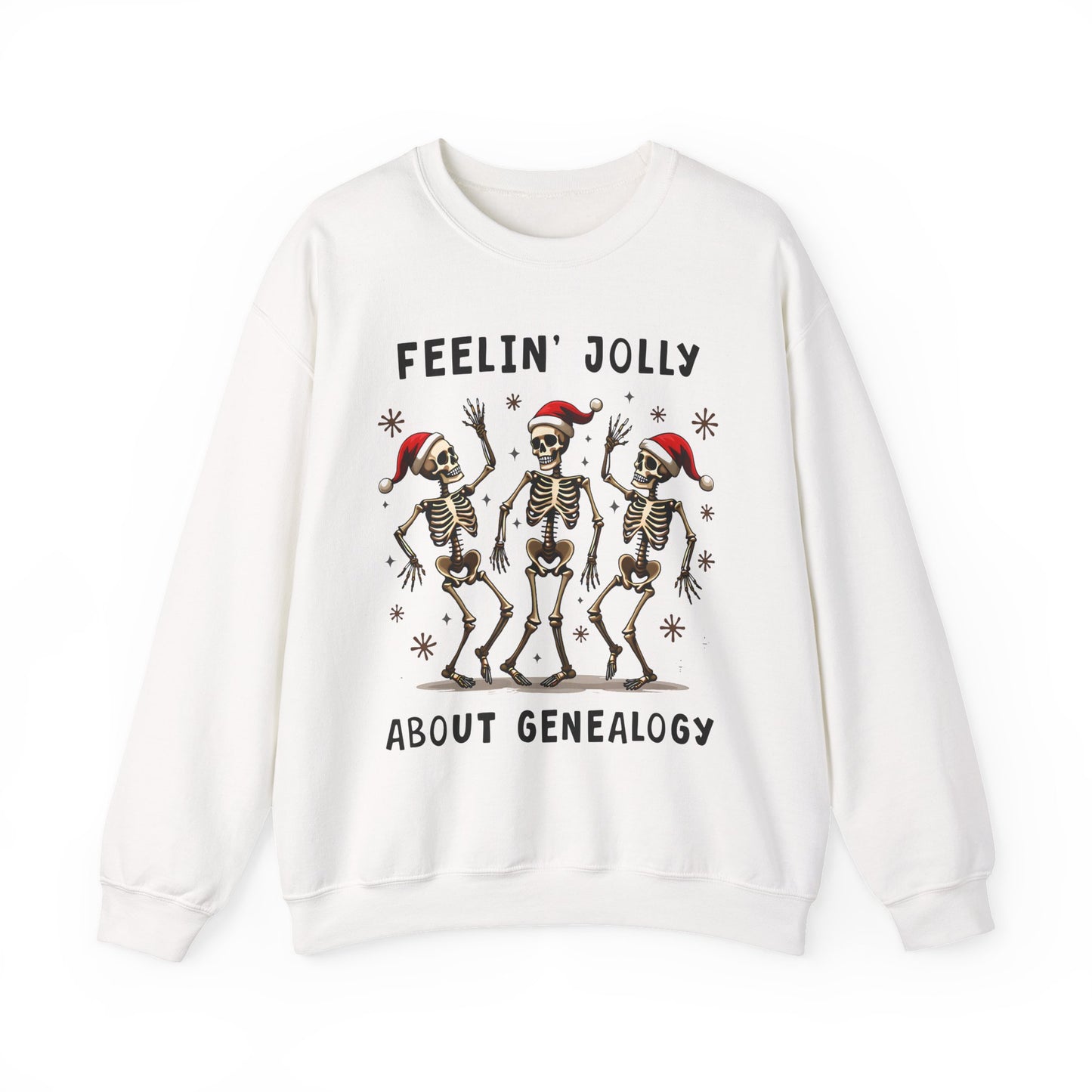 Feelinā Jolly About Genealogy Christmas Sweatshirt