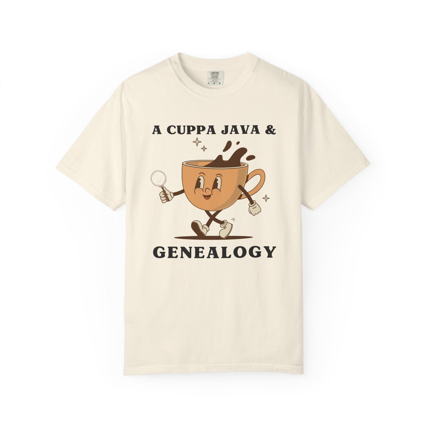 A Cuppa Java Genealogy Short Sleeve T-shirt