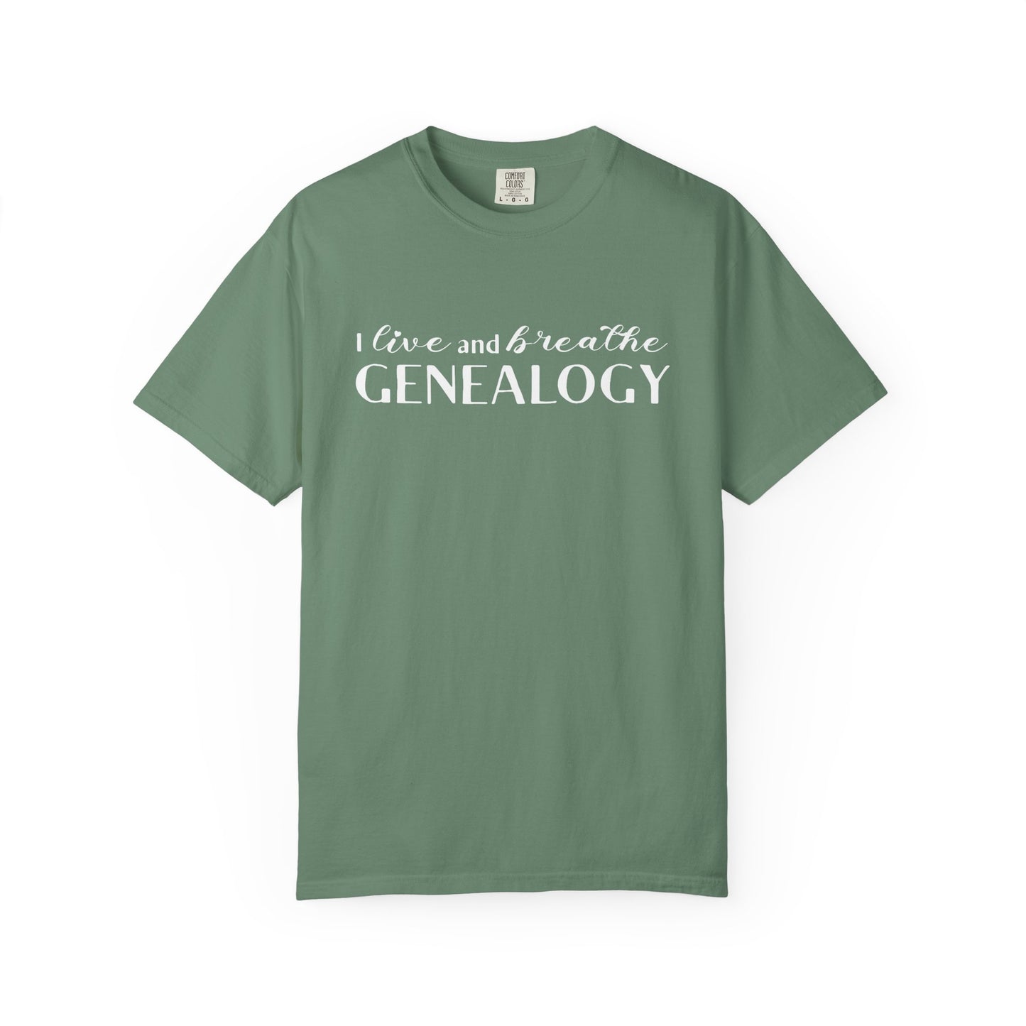 I Live and Breathe Genealogy Shirt