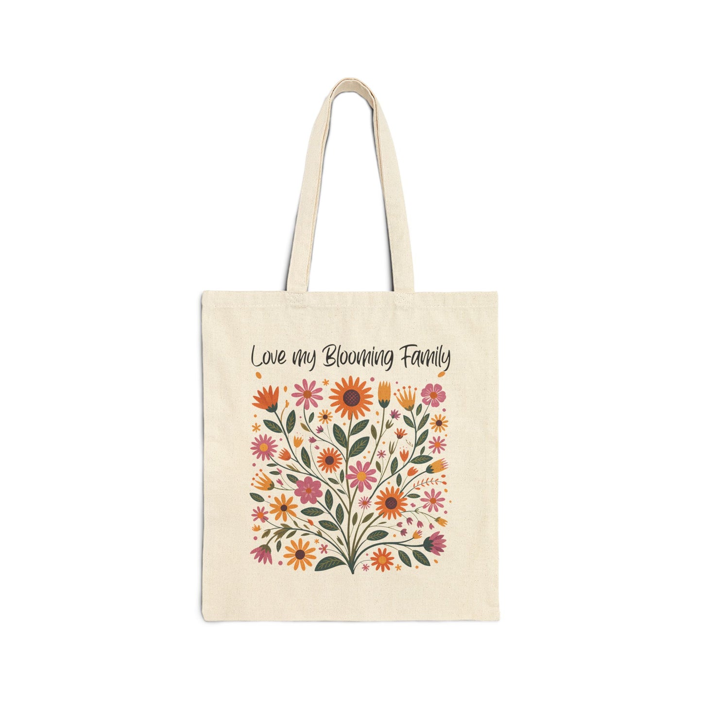 Love My Blooming Family Tote Bag