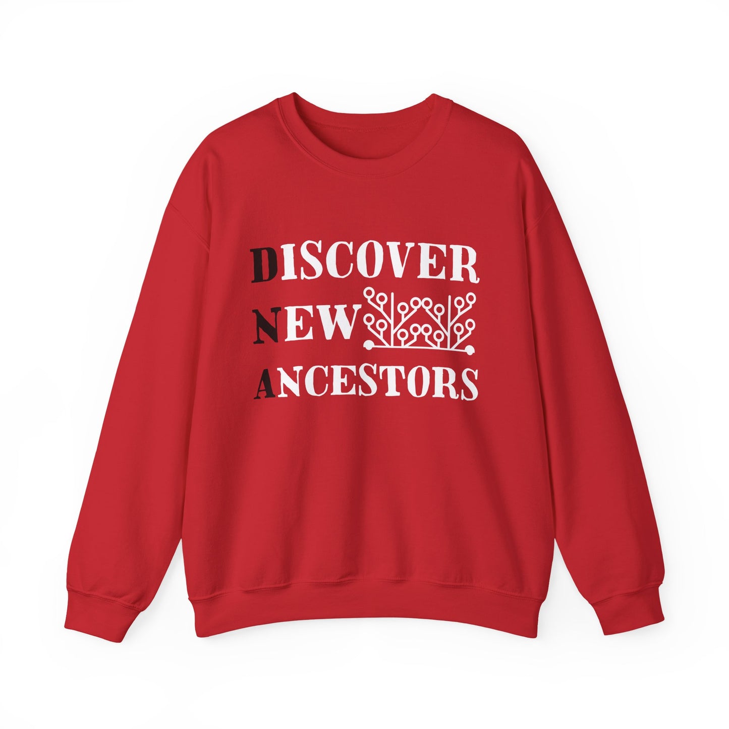 DNA - Discover New Ancestors Sweatshirt for Genealogy Fans