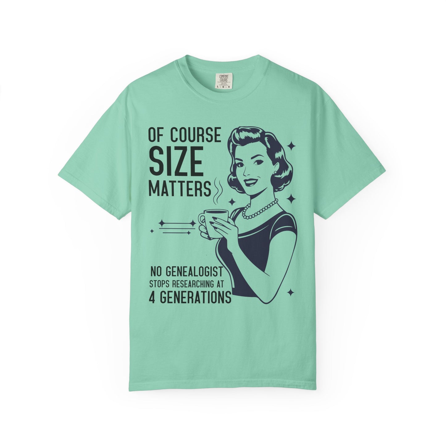 Size Matters Funny Genealogy T-Shirt