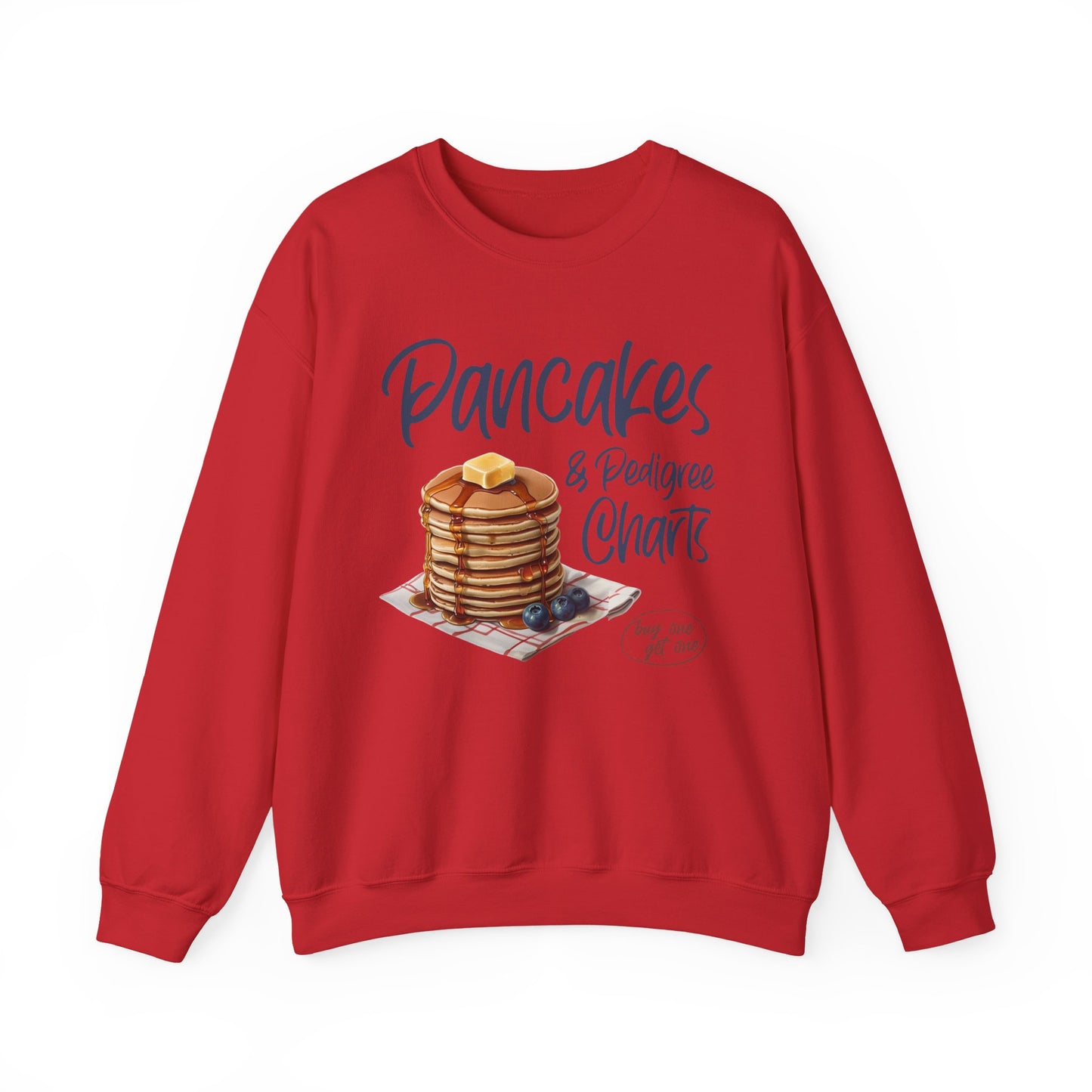 Pancakes and Pedigree Charts Sweatshirt