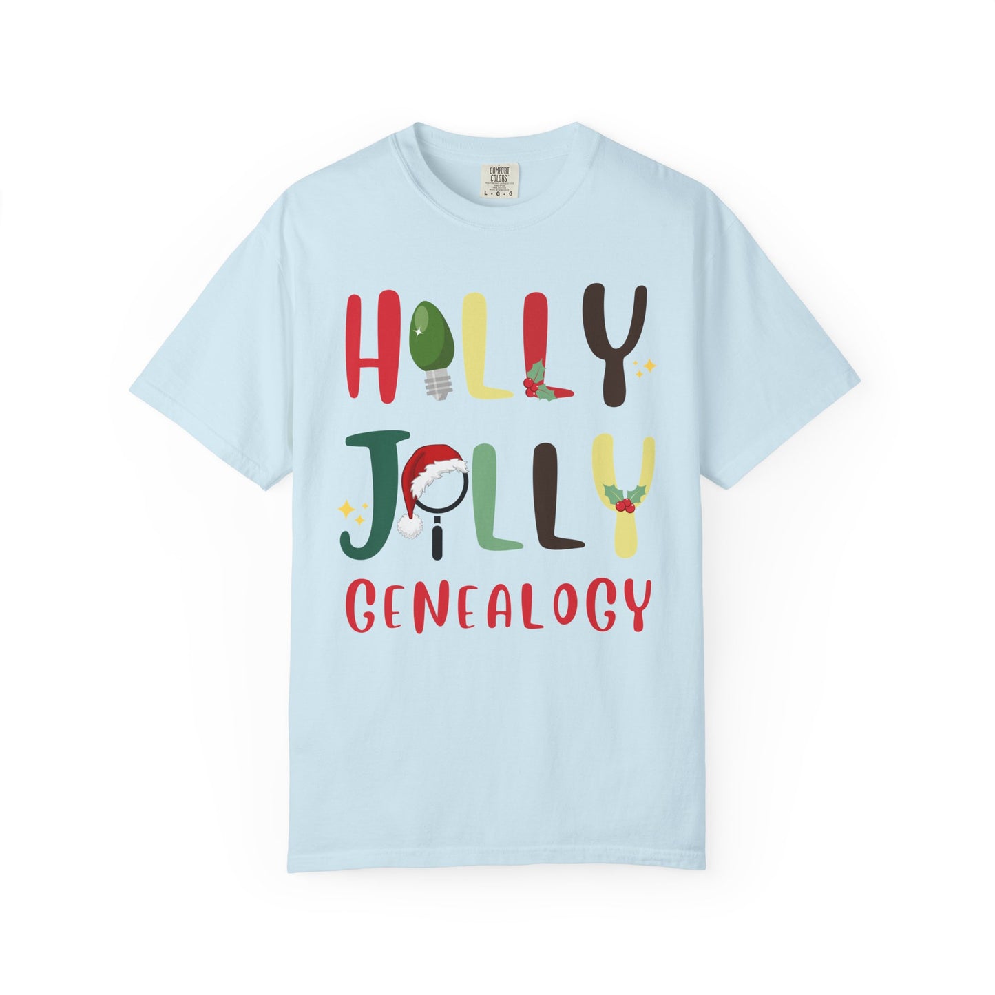 Holly Jolly Genealogy Christmas T-Shirt