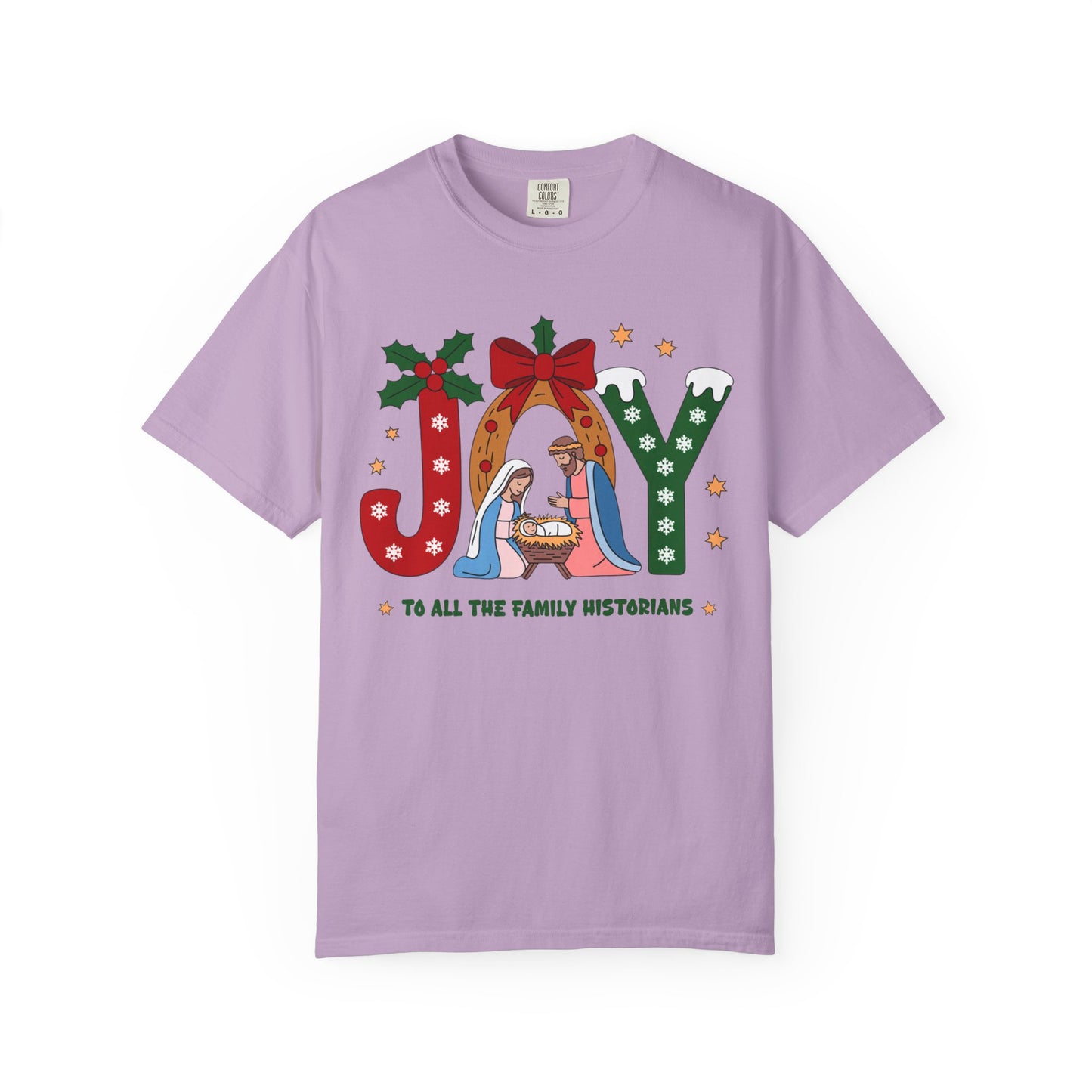 Joy to All the Family Historians Christmas T-Shirt