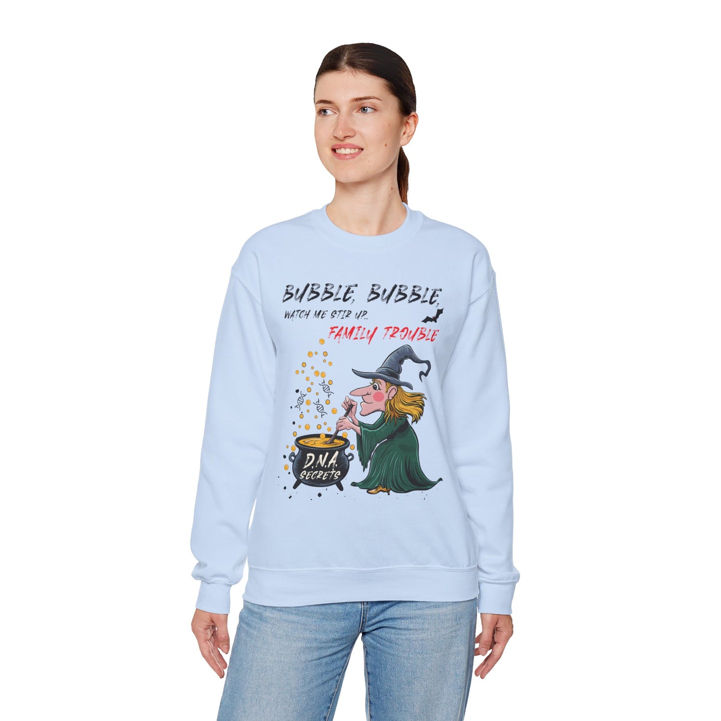 Cozy Witchy Genealogy Sweatshirt