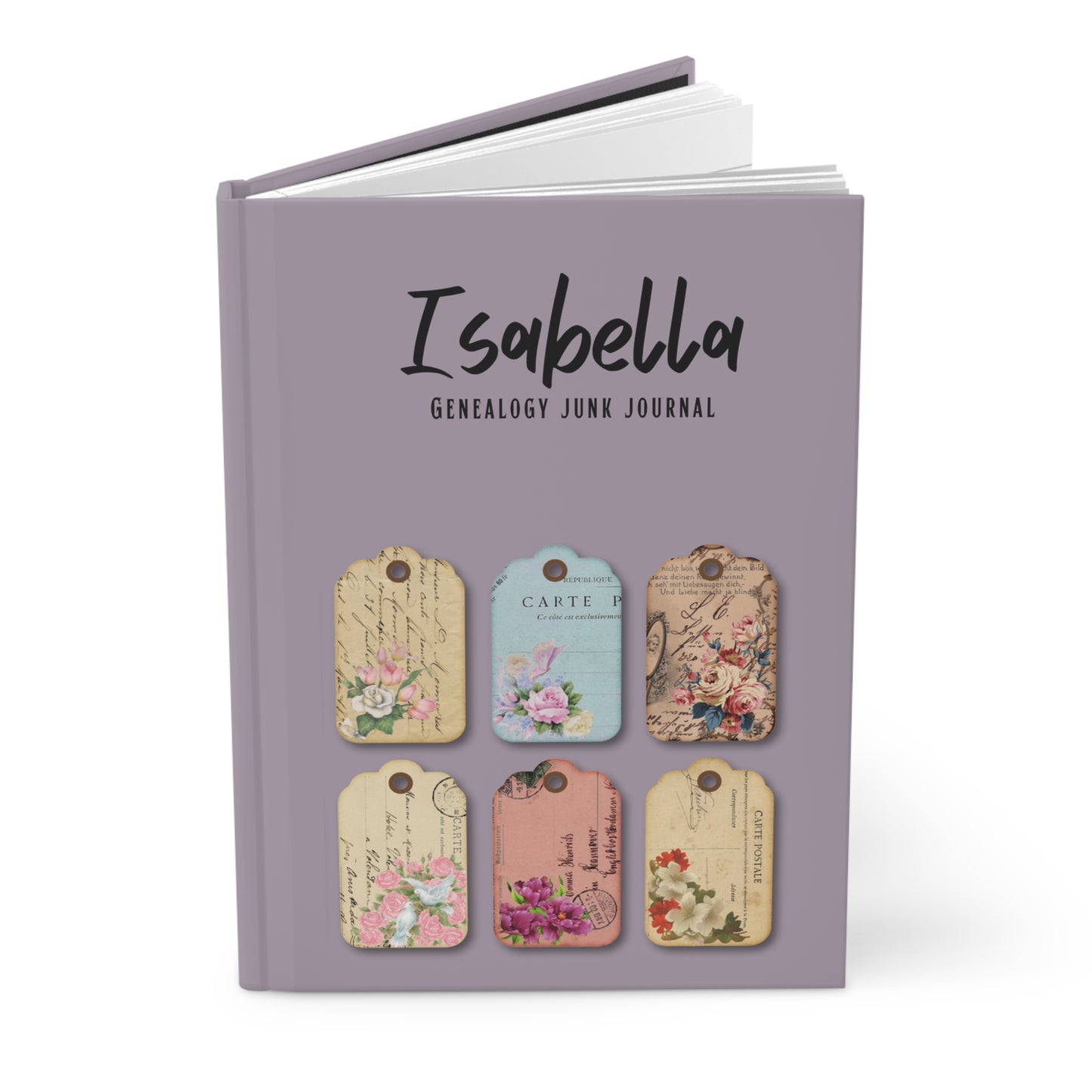 Genealogy Junk Journal Personalized Hardcover Gift
