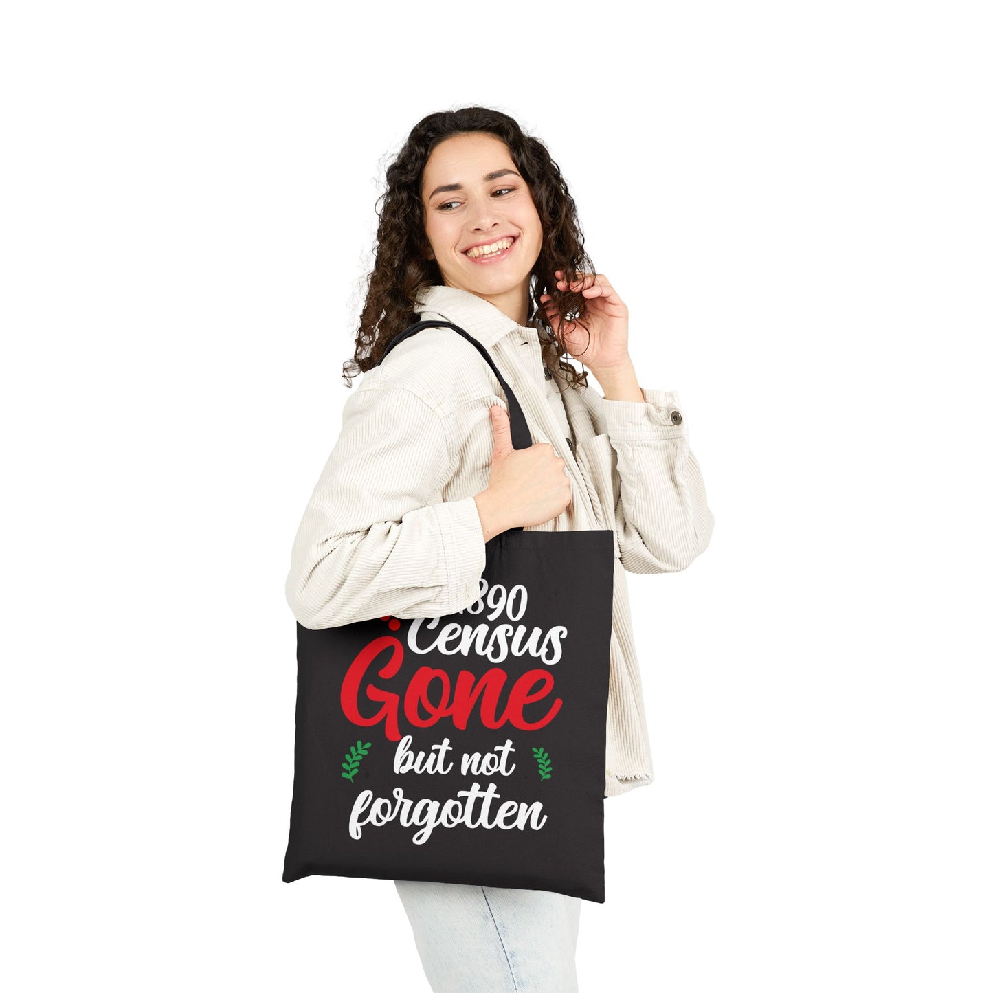 1890 Census Gone But Not Forgotten Tote Bag