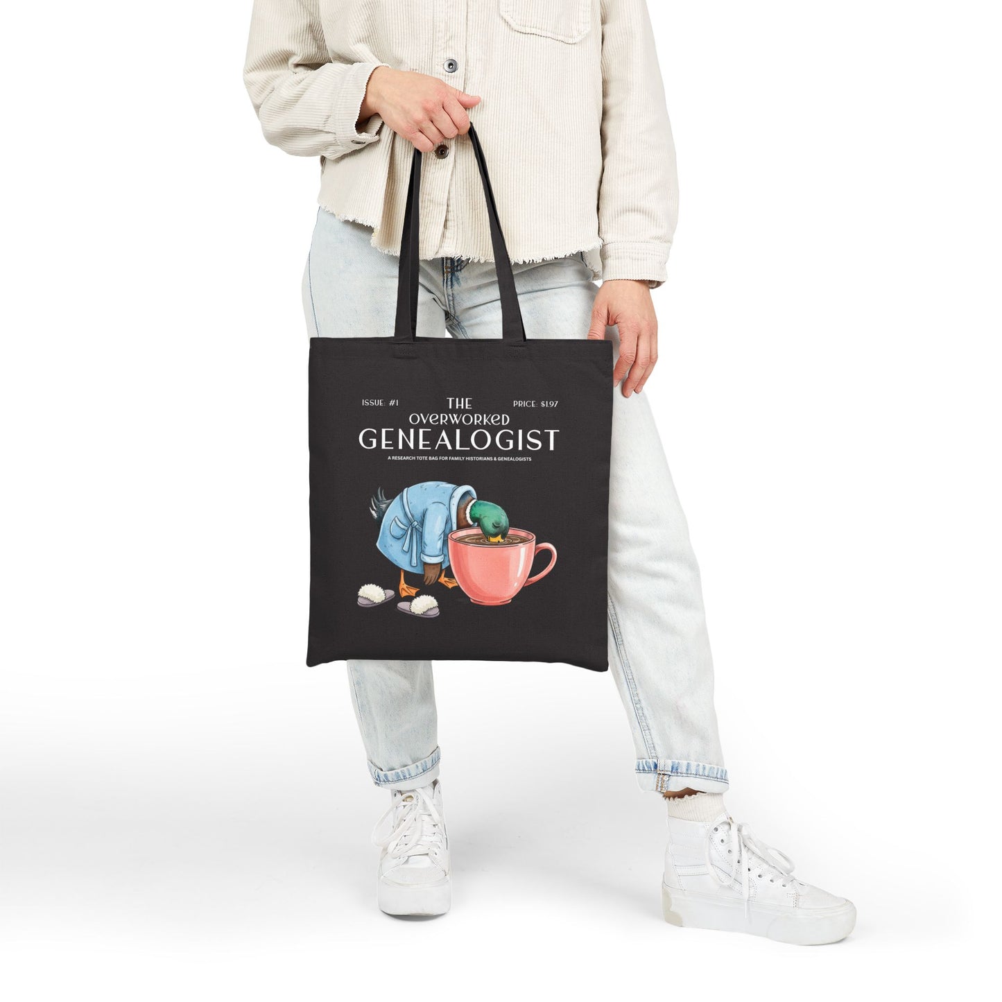 The Overworked Genealogist Tote Bag