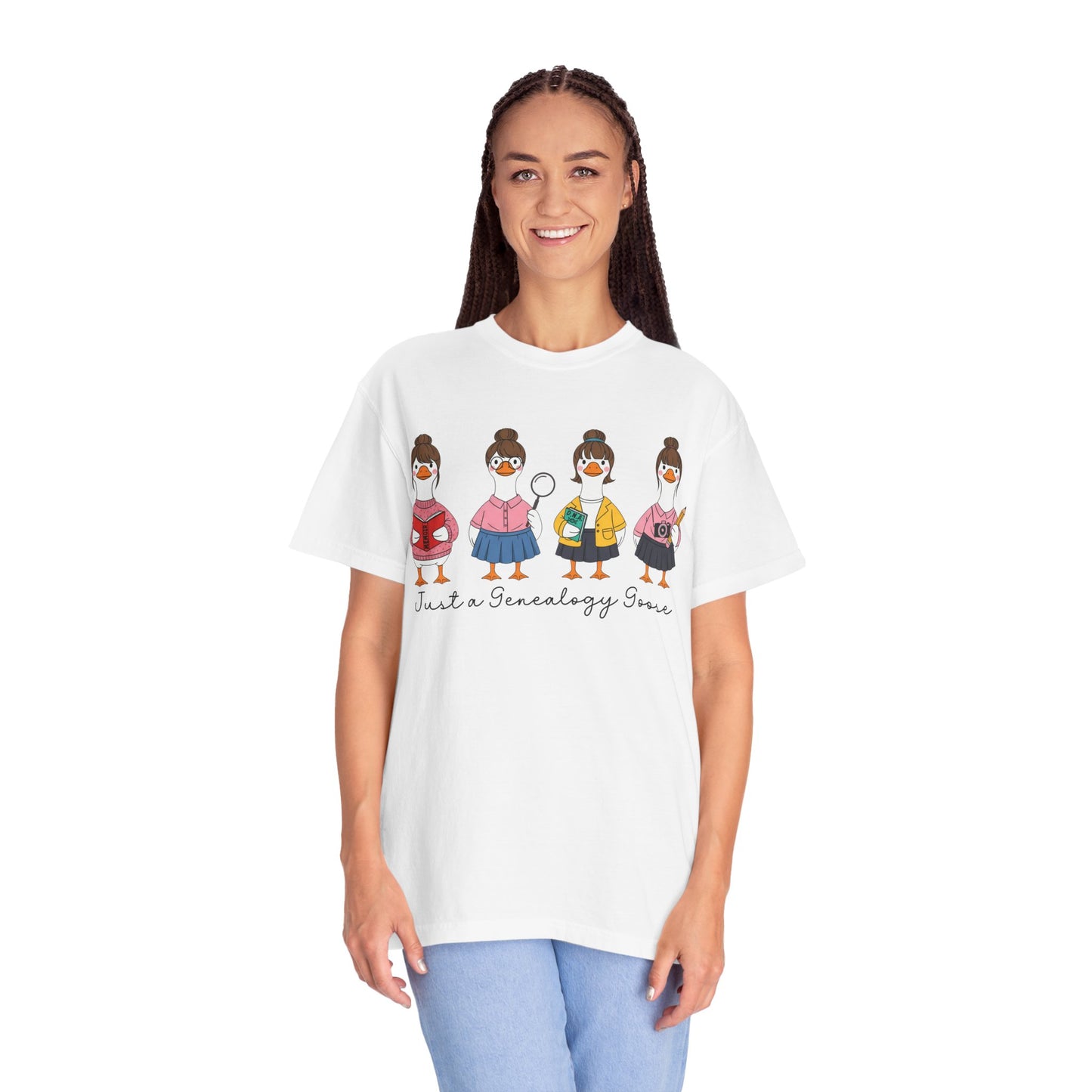 Just a Genealogy Goose Shirt