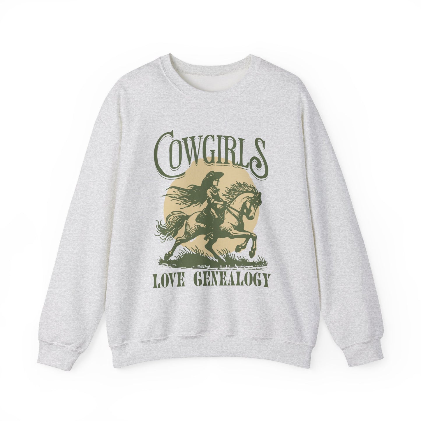 Cowgirls Love Genealogy Sweatshirt