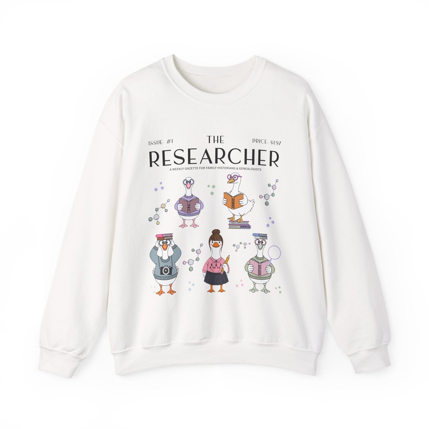 Researcher Goose Genealogy Sweatshirt