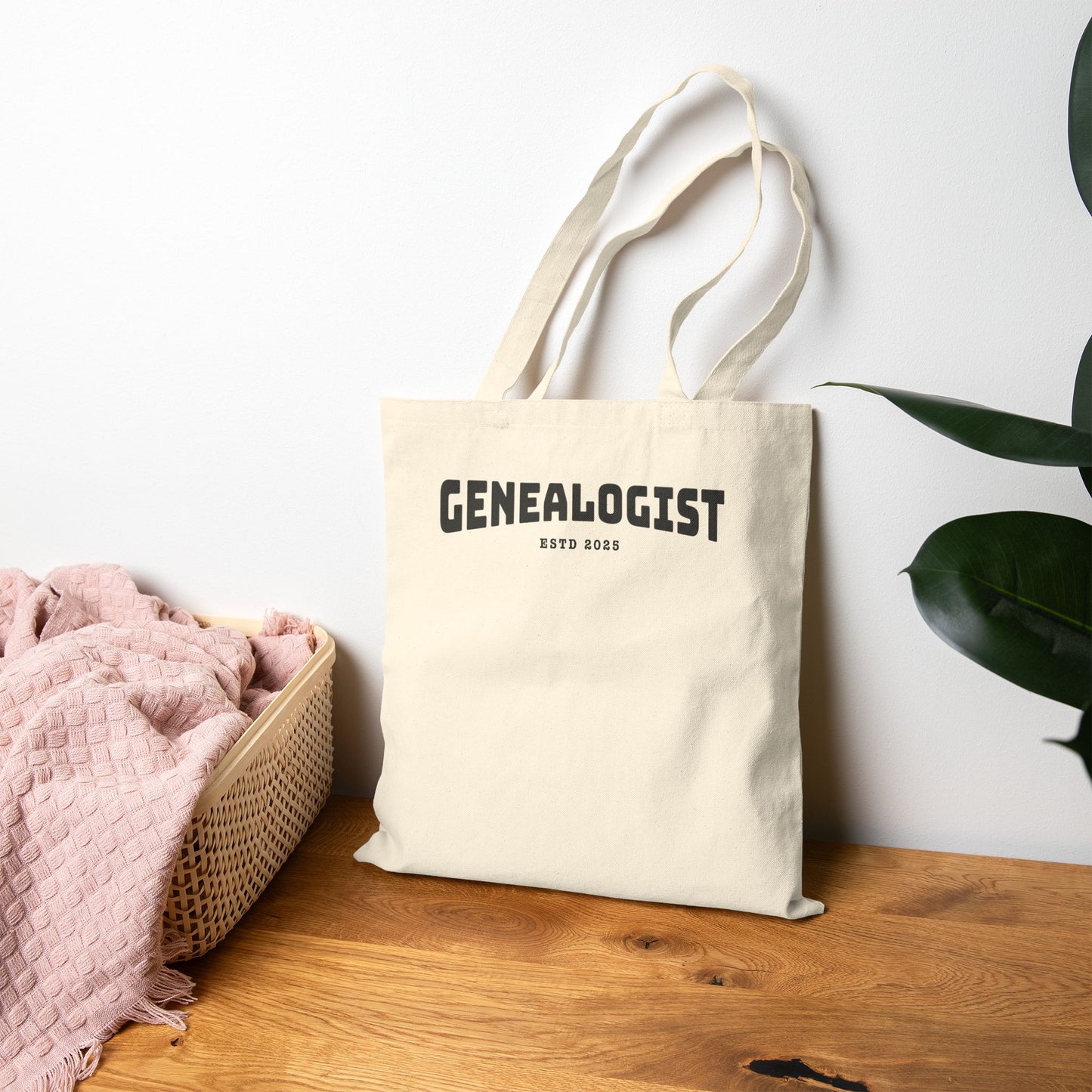 Custom Genealogist Tote Bag