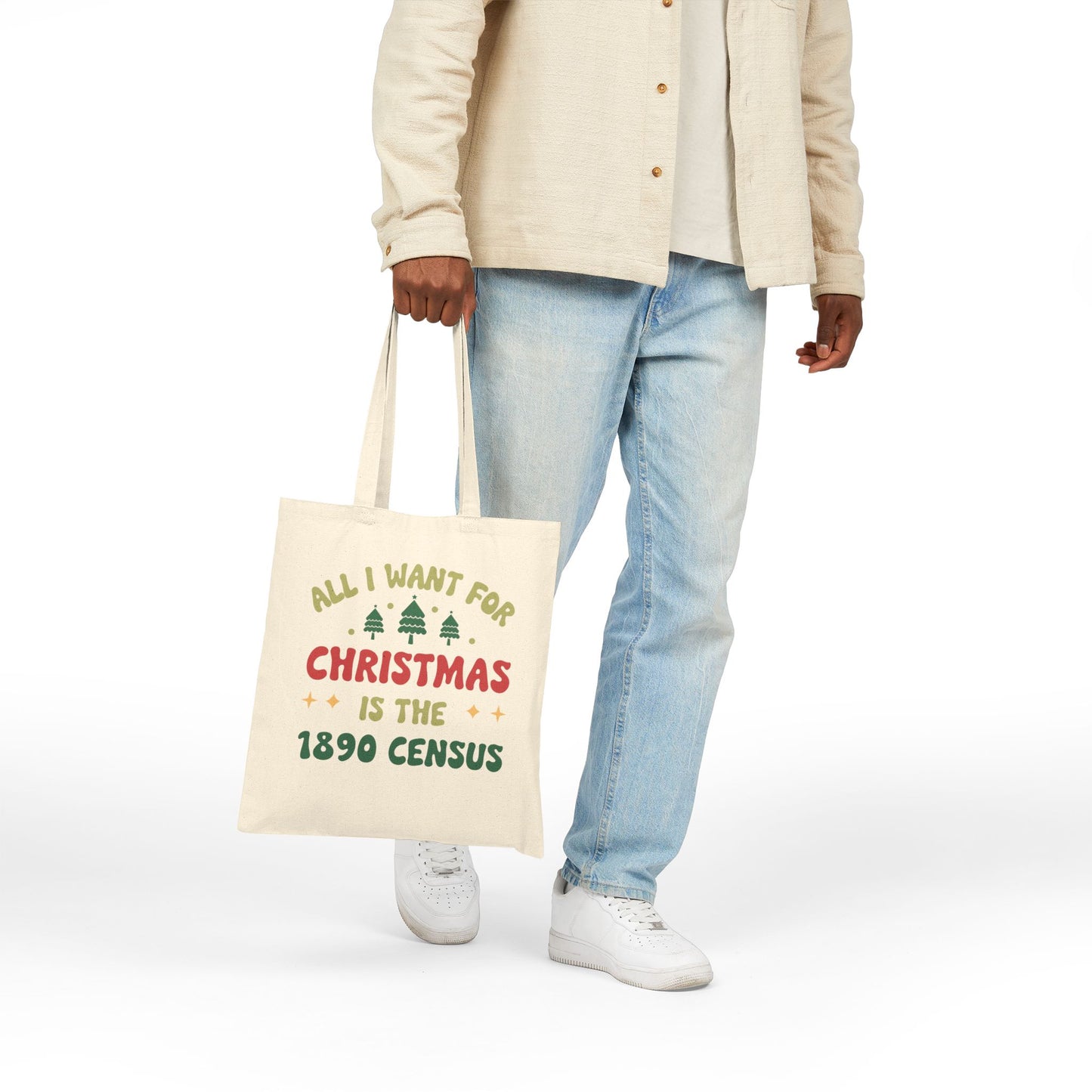 Christmas 1890 Census Tote Bag