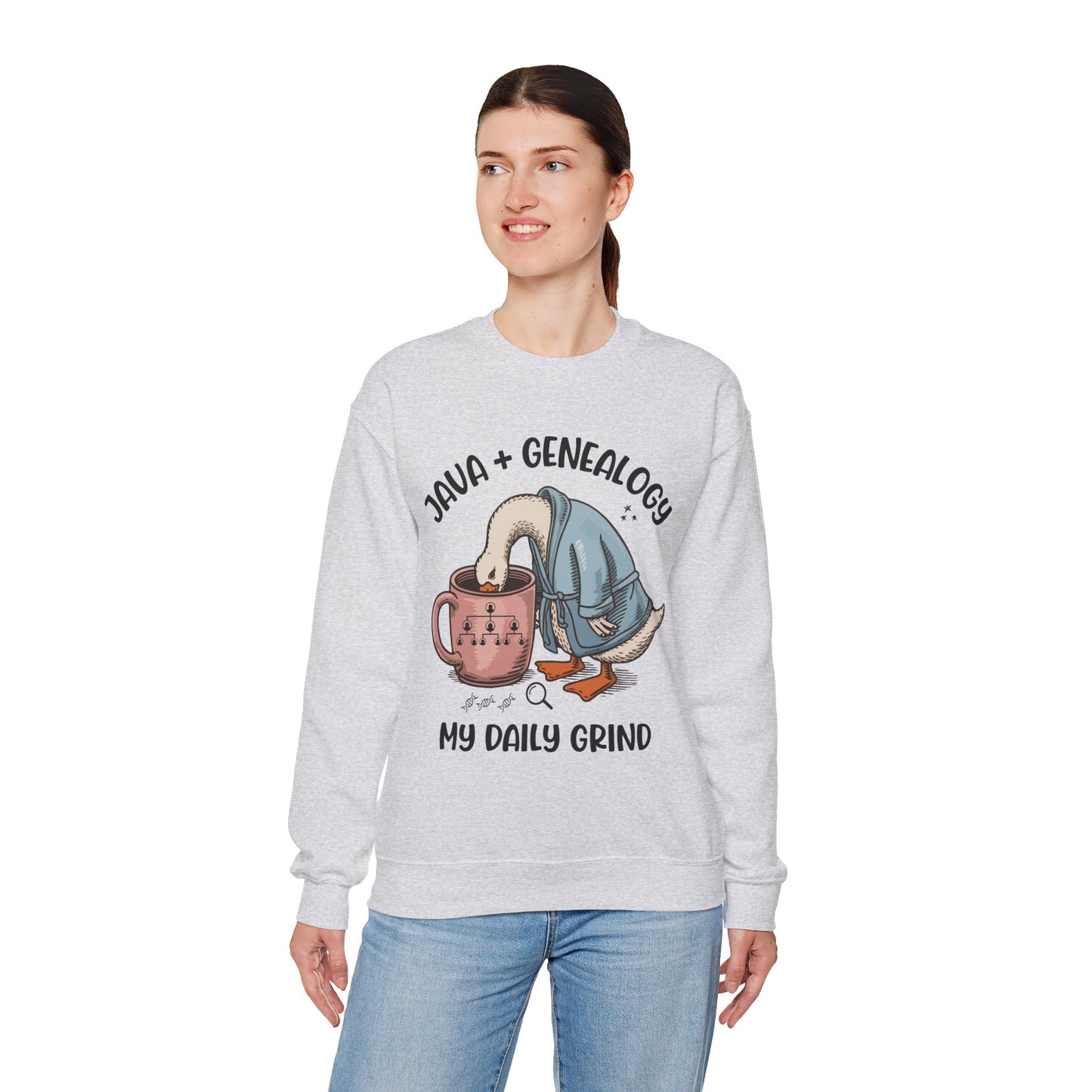 Java and Genealogy Sweatshirt
