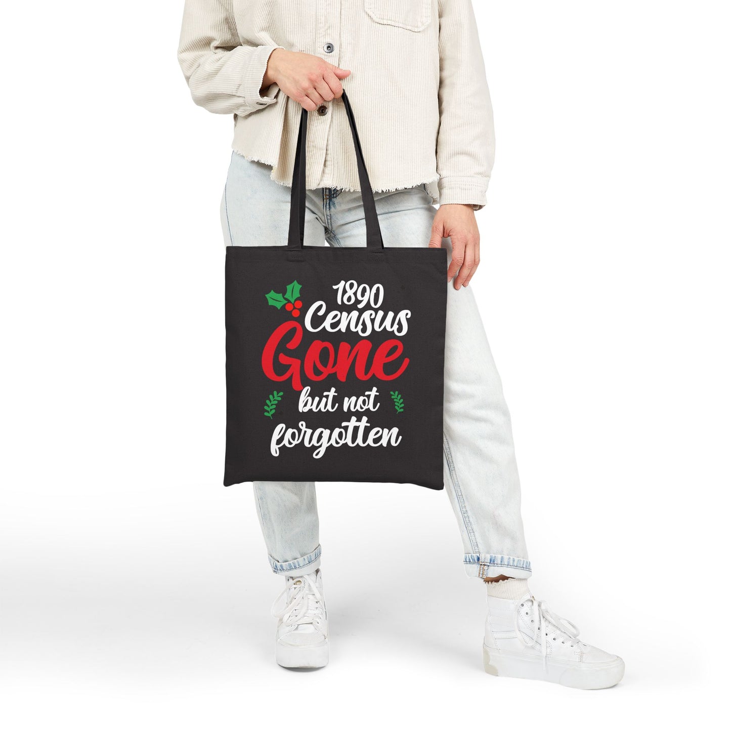 1890 Census Gone But Not Forgotten Tote Bag
