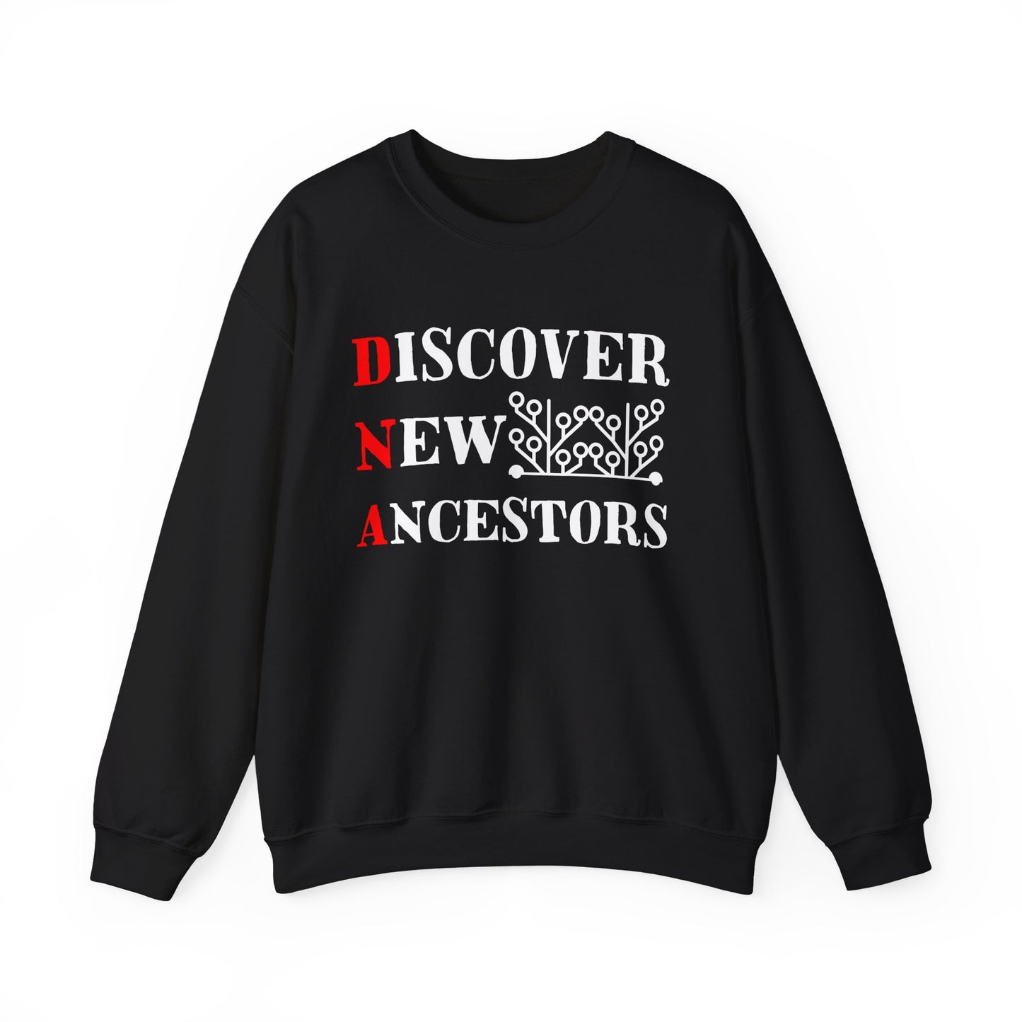 DNA - Discover New Ancestors Sweatshirt for Genealogy Fans