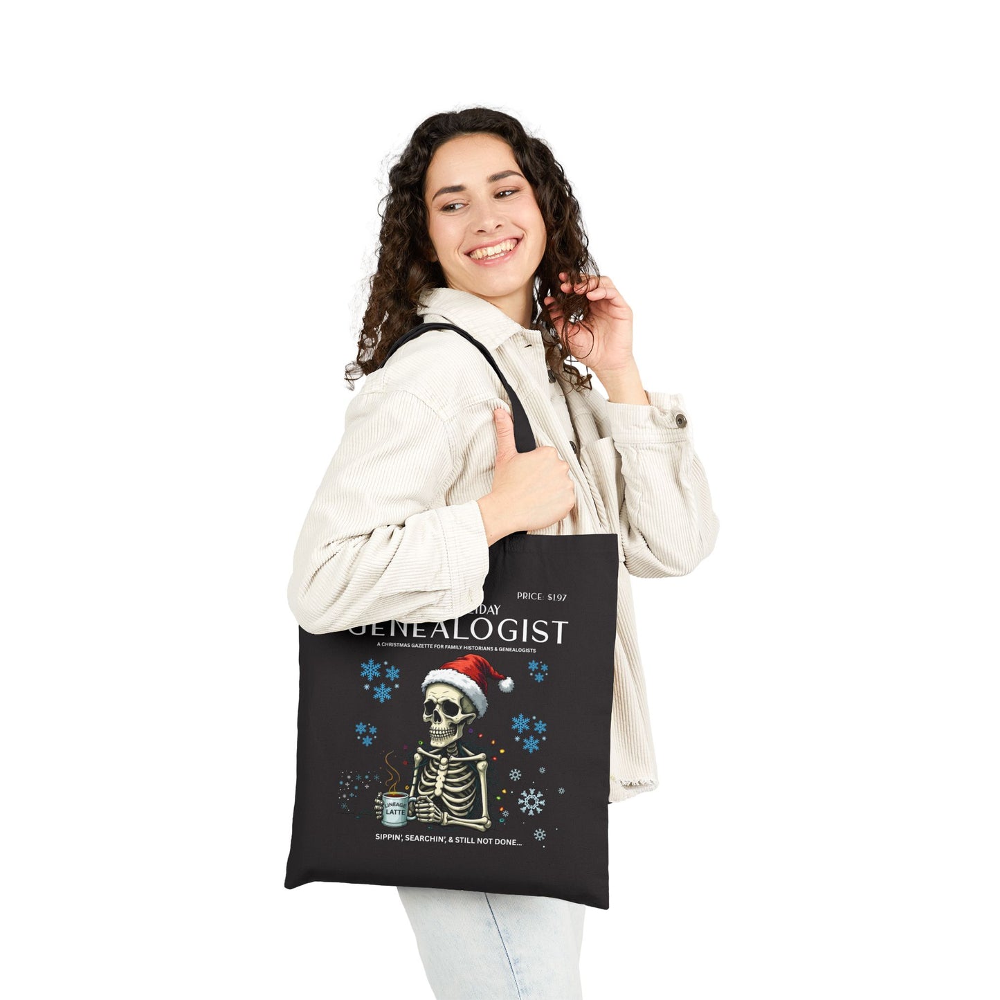 Holiday Genealogist Tote Bag