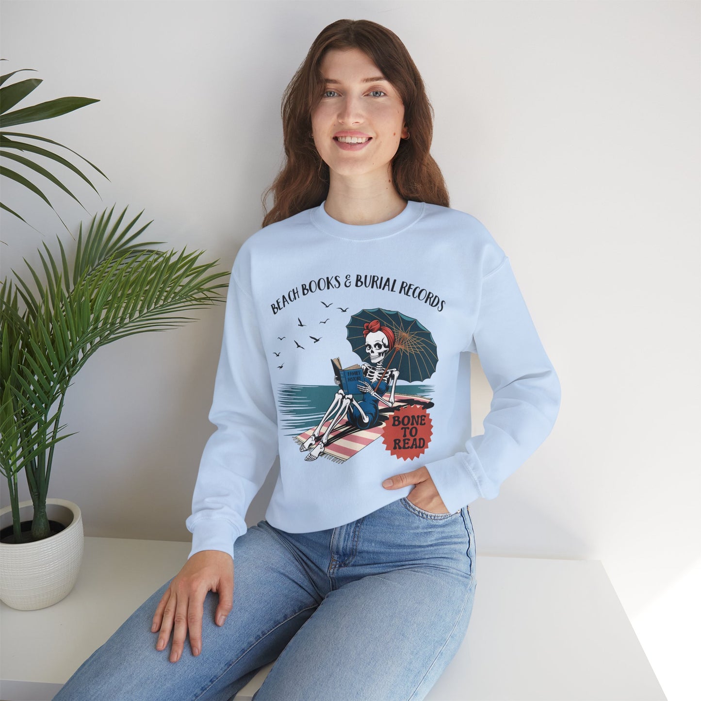 Beach Books & Burial Records Sweatshirt