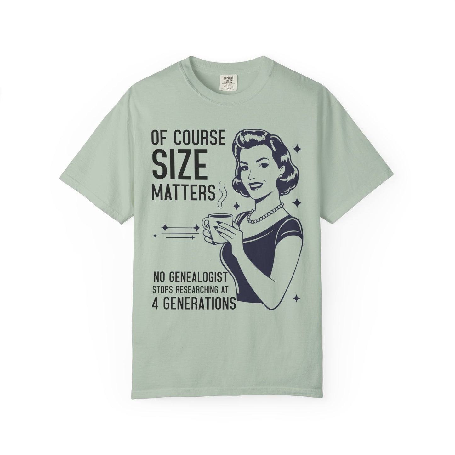 Size Matters Funny Genealogy T-Shirt
