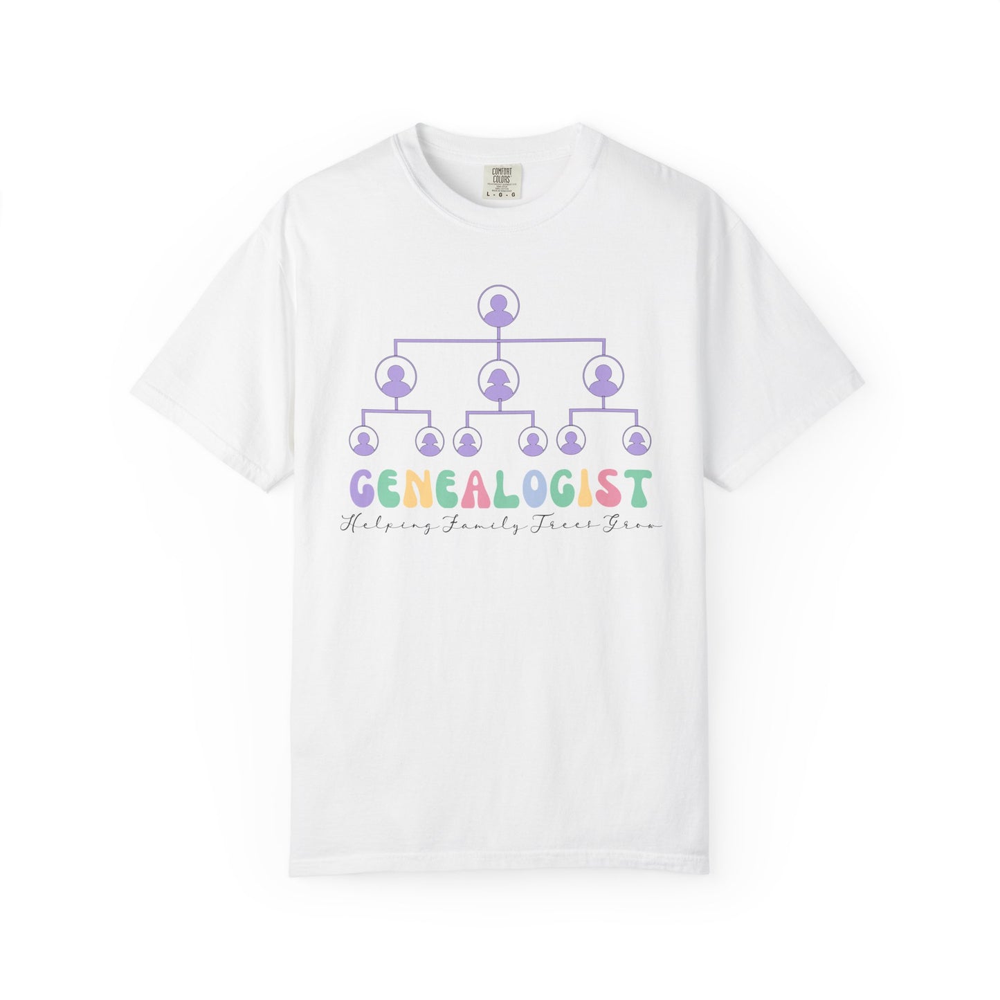 Genealogist Helping Family Trees Grow T-Shirt