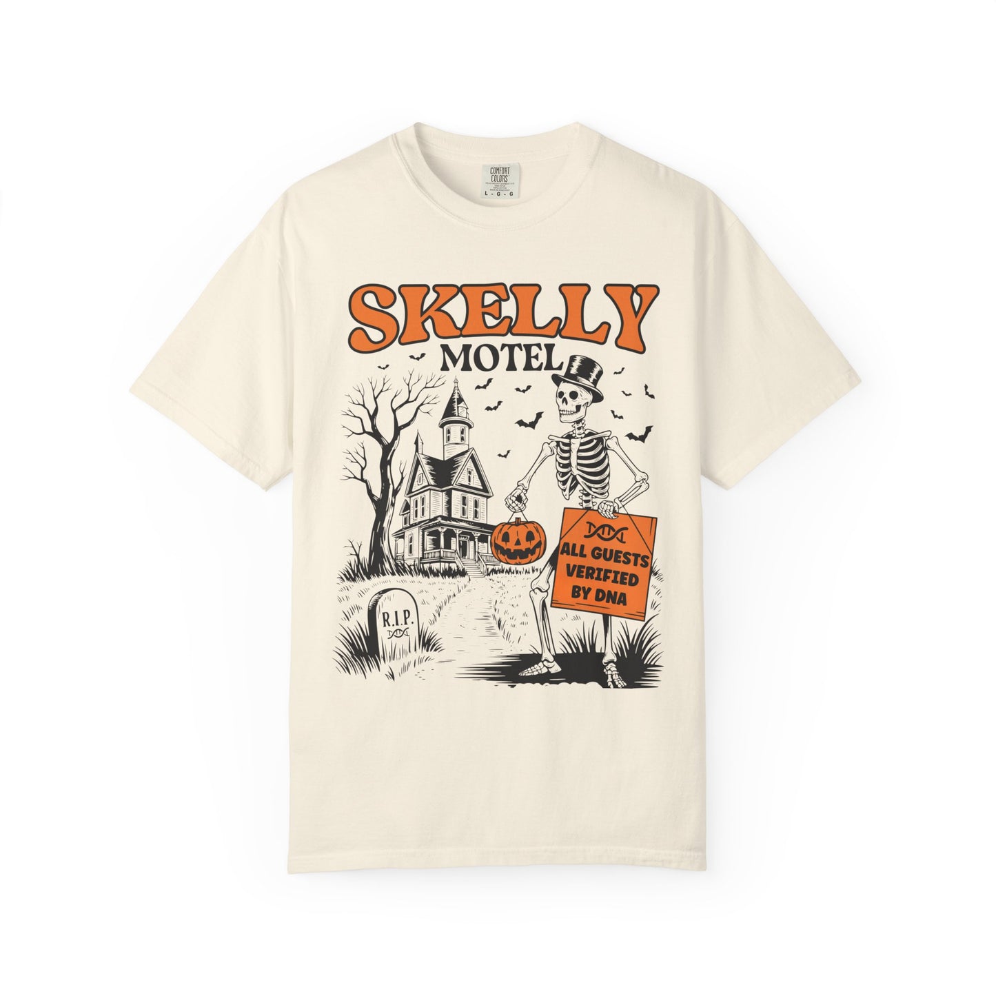 Funny Skeleton Motel DNA T-Shirt