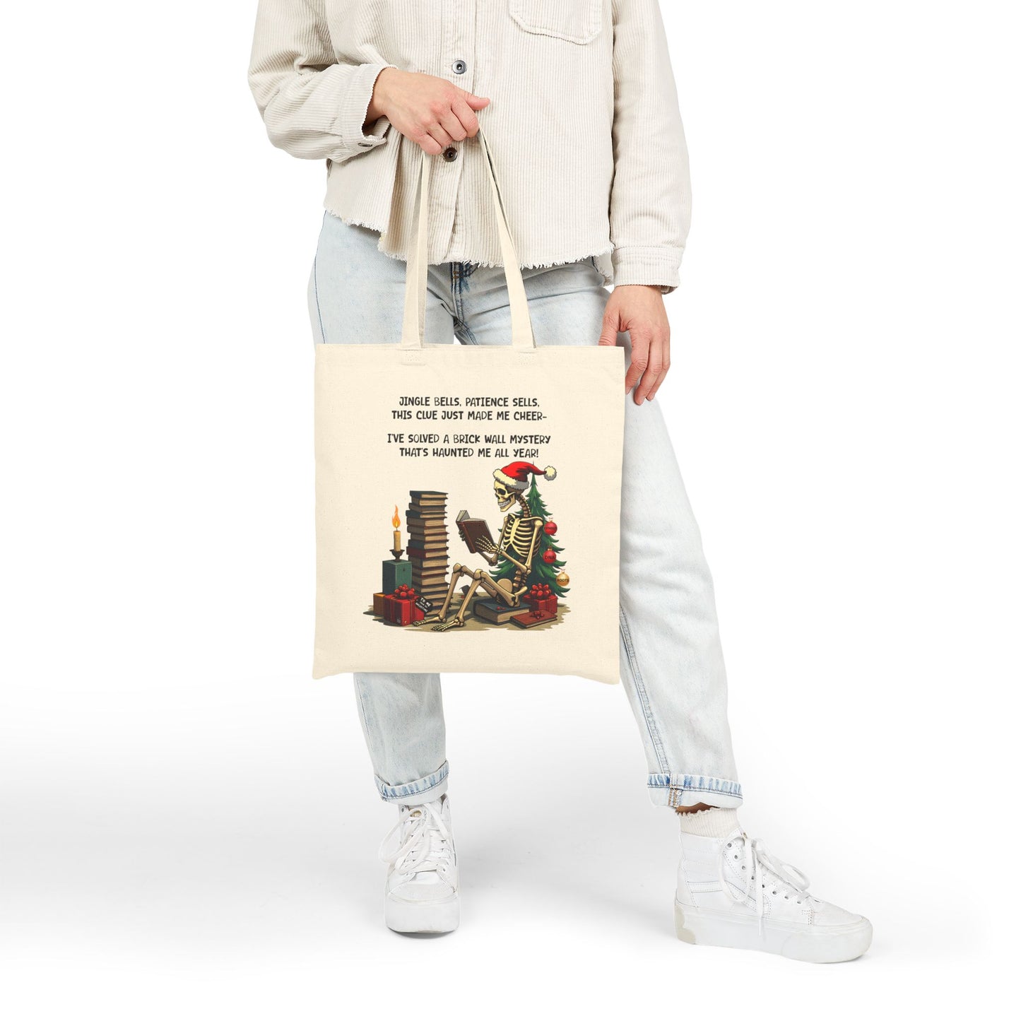 Genealogy Christmas Tote Bag