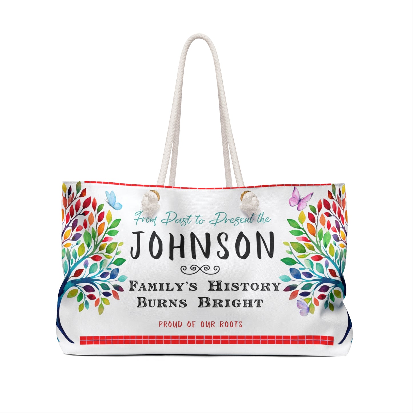 Personalized Family Reunion Weekender Bag