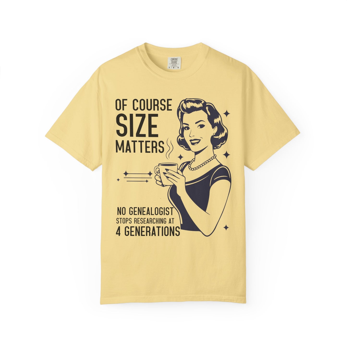 Size Matters Funny Genealogy T-Shirt