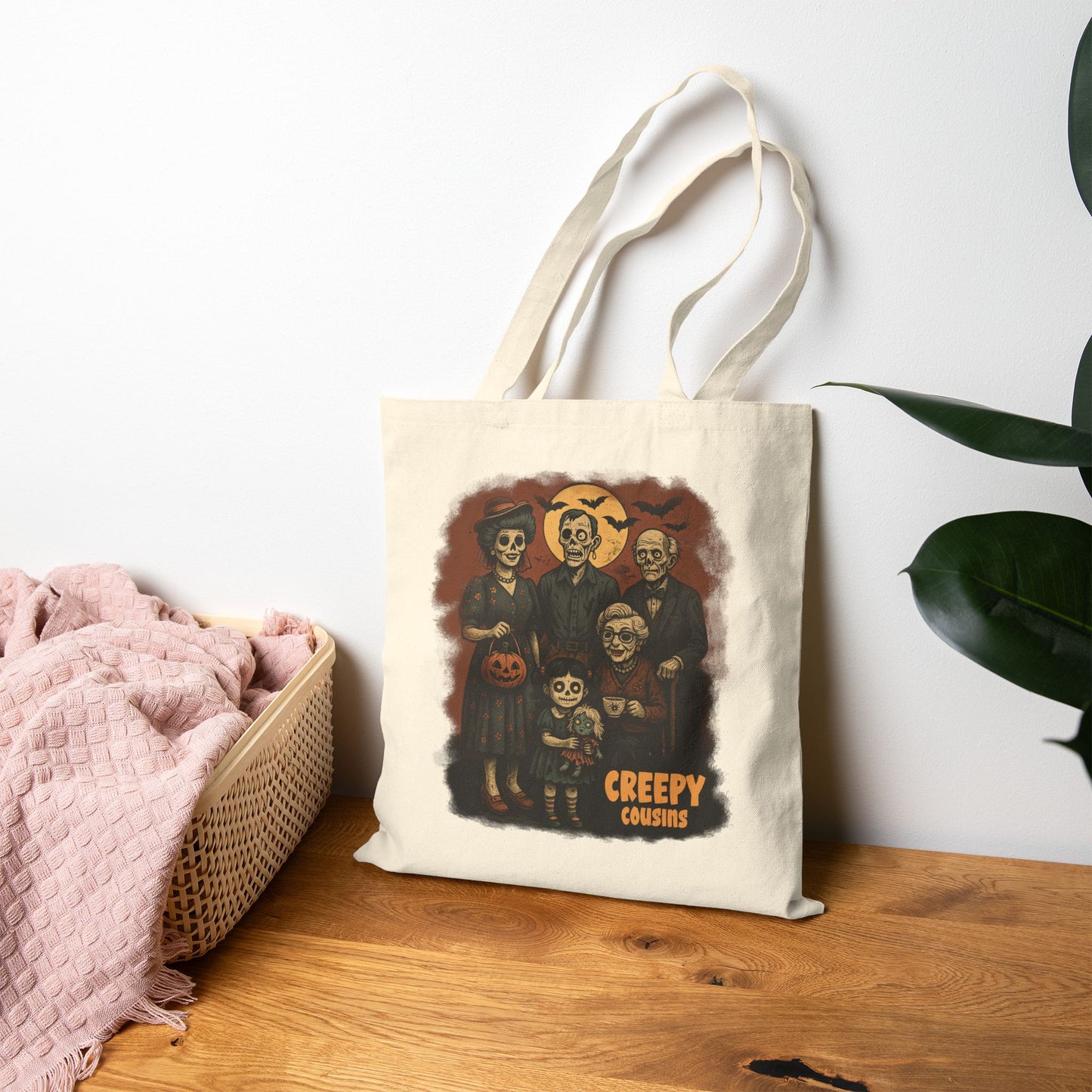 Creepy Cousins Tote Bag