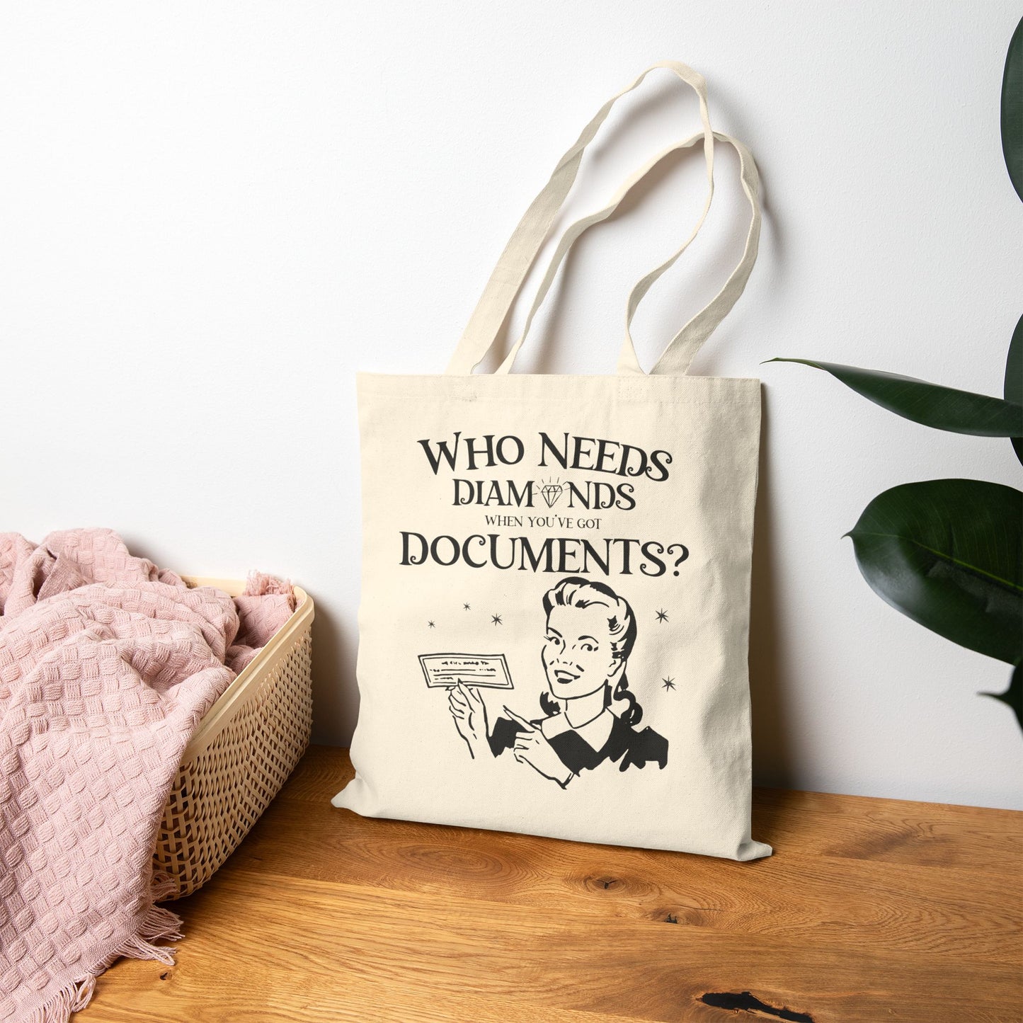 Who Needs Diamonds When You’ve Got Documents Tote