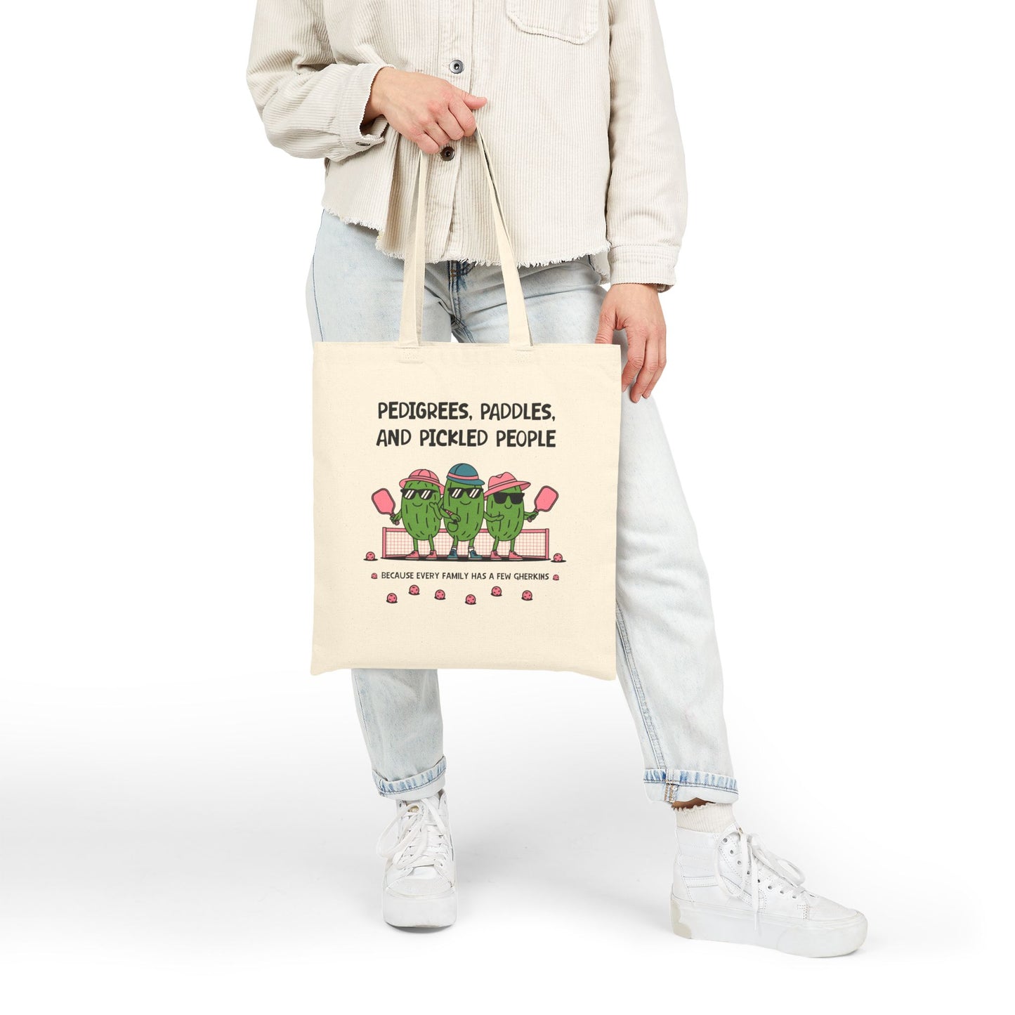 Funny Genealogy Pickleball Tote Bag