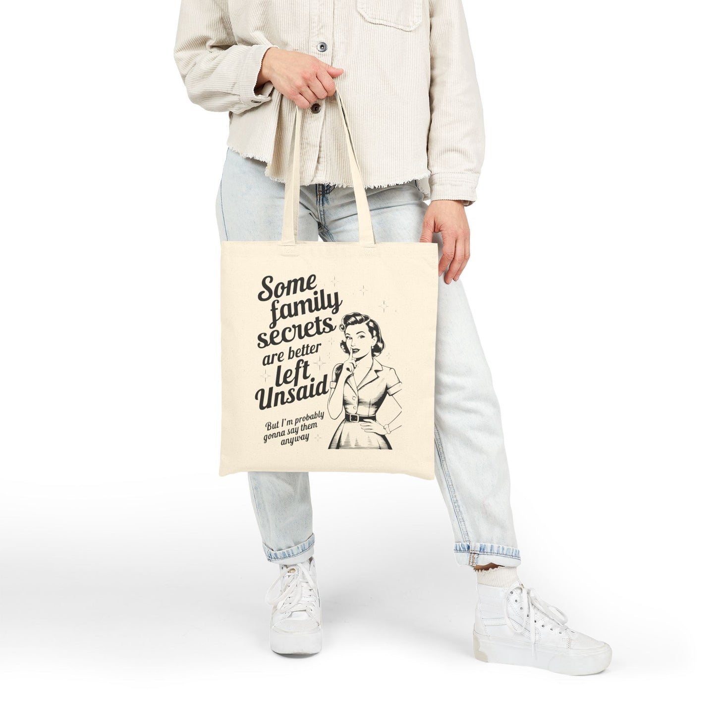 Funny Family Secrets Tote Bag