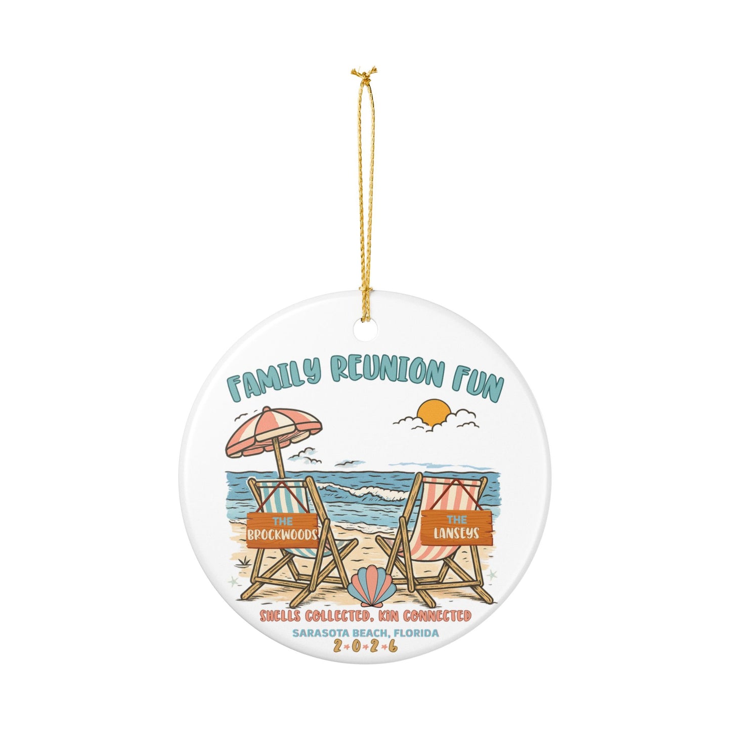 Family Reunion Personalized Ornament